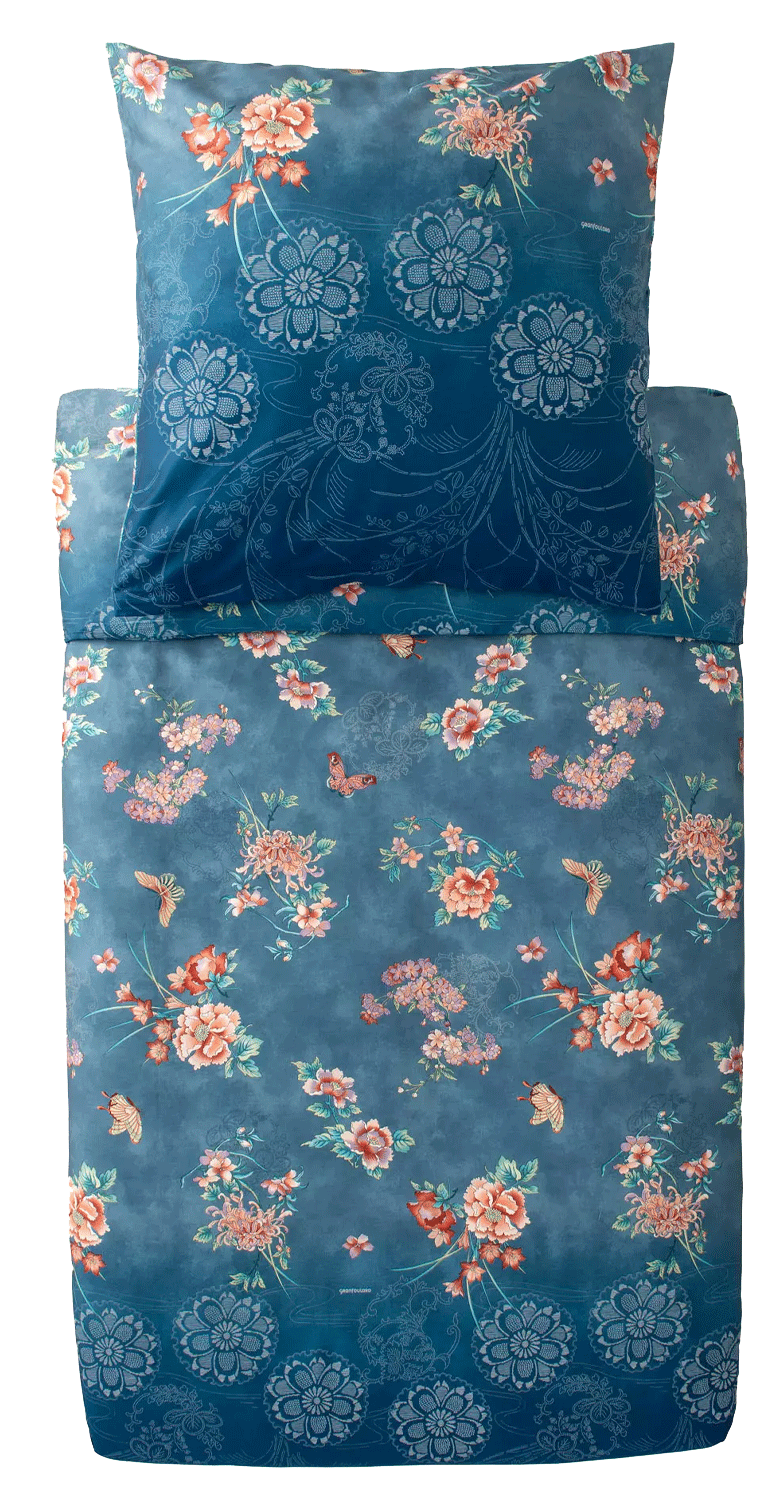 Bassetti Satin Bettwäsche ESPERIDI| Farbe Petrol