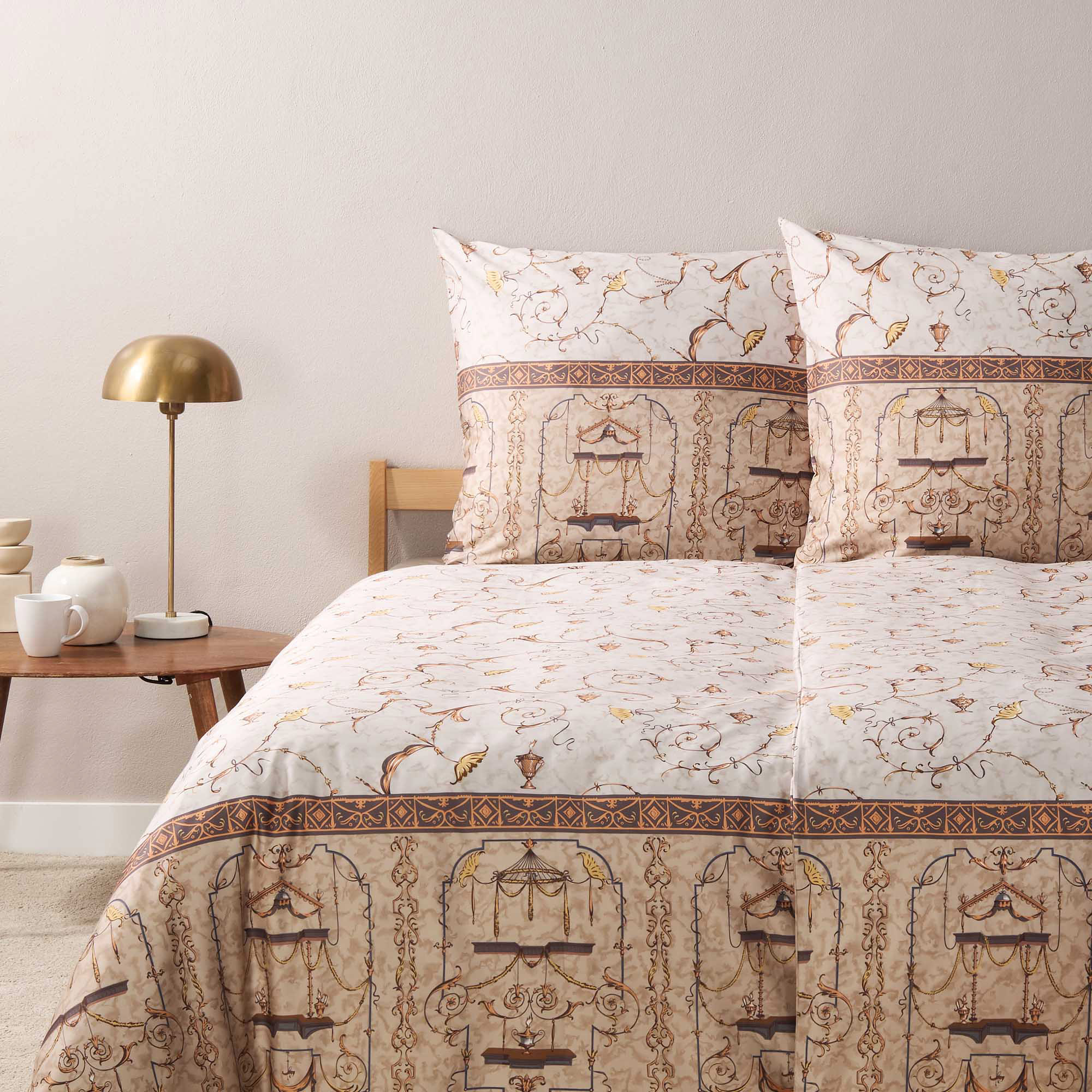 Bassetti Satin Bettwäsche OPLONTIS | 4M Beige