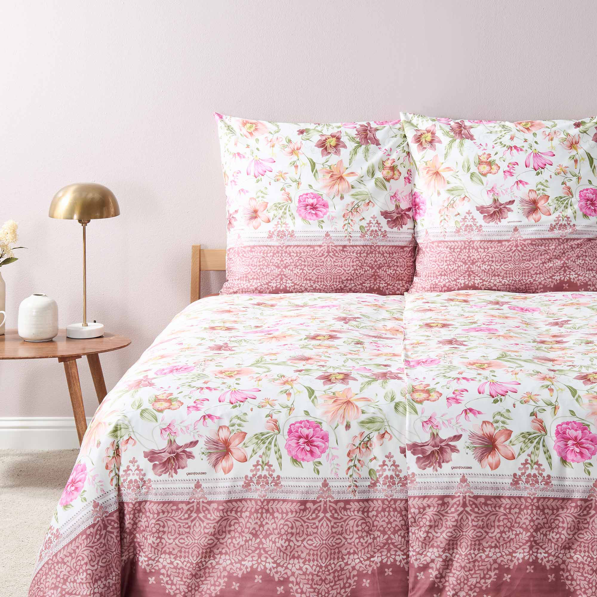 Bassetti Satin Bettwäsche CASABLANCA | P1 Rosa