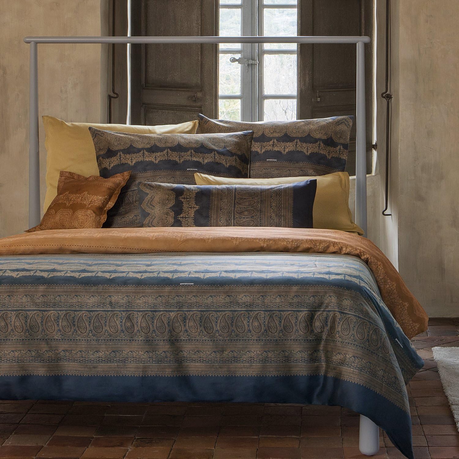 Bassetti Satin Bettwäsche BRUNELLESCHI | 7-G6 Grau