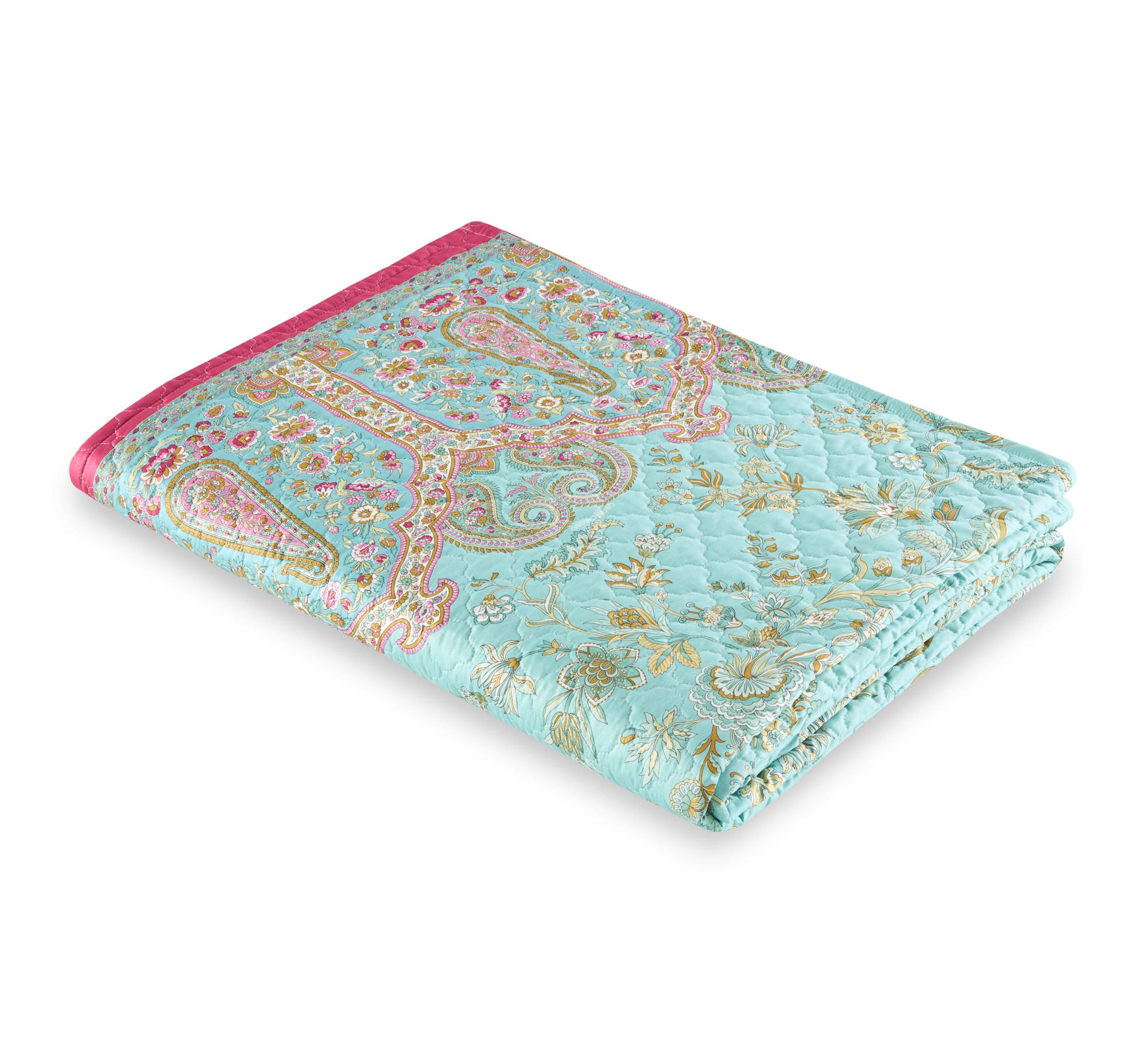 Bassetti Tagesdecke INDIAN ROSES | T1 Turchese