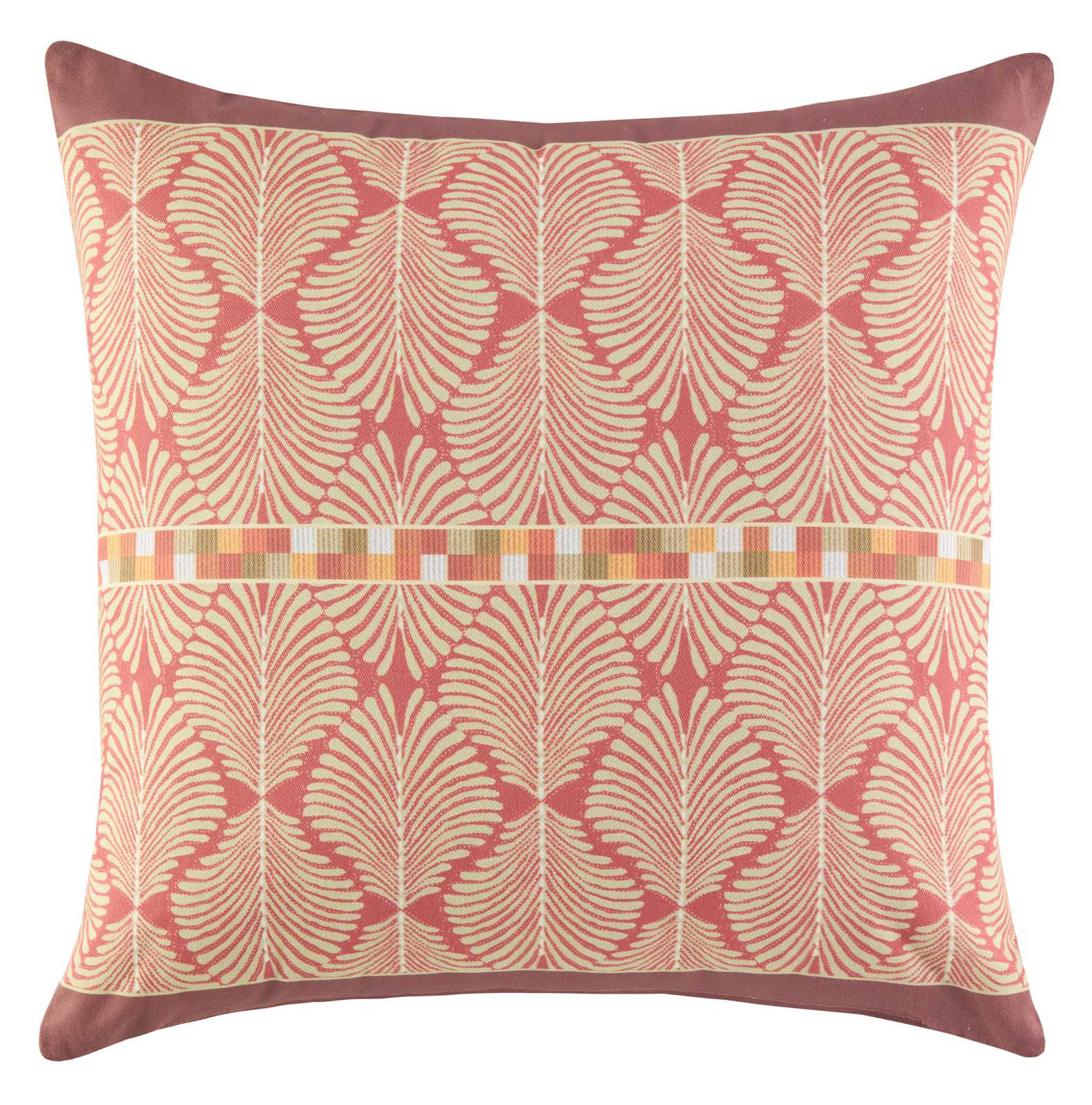 Bassetti Kissenhülle Twill NAIROBI | R1 Rot 40 x 40