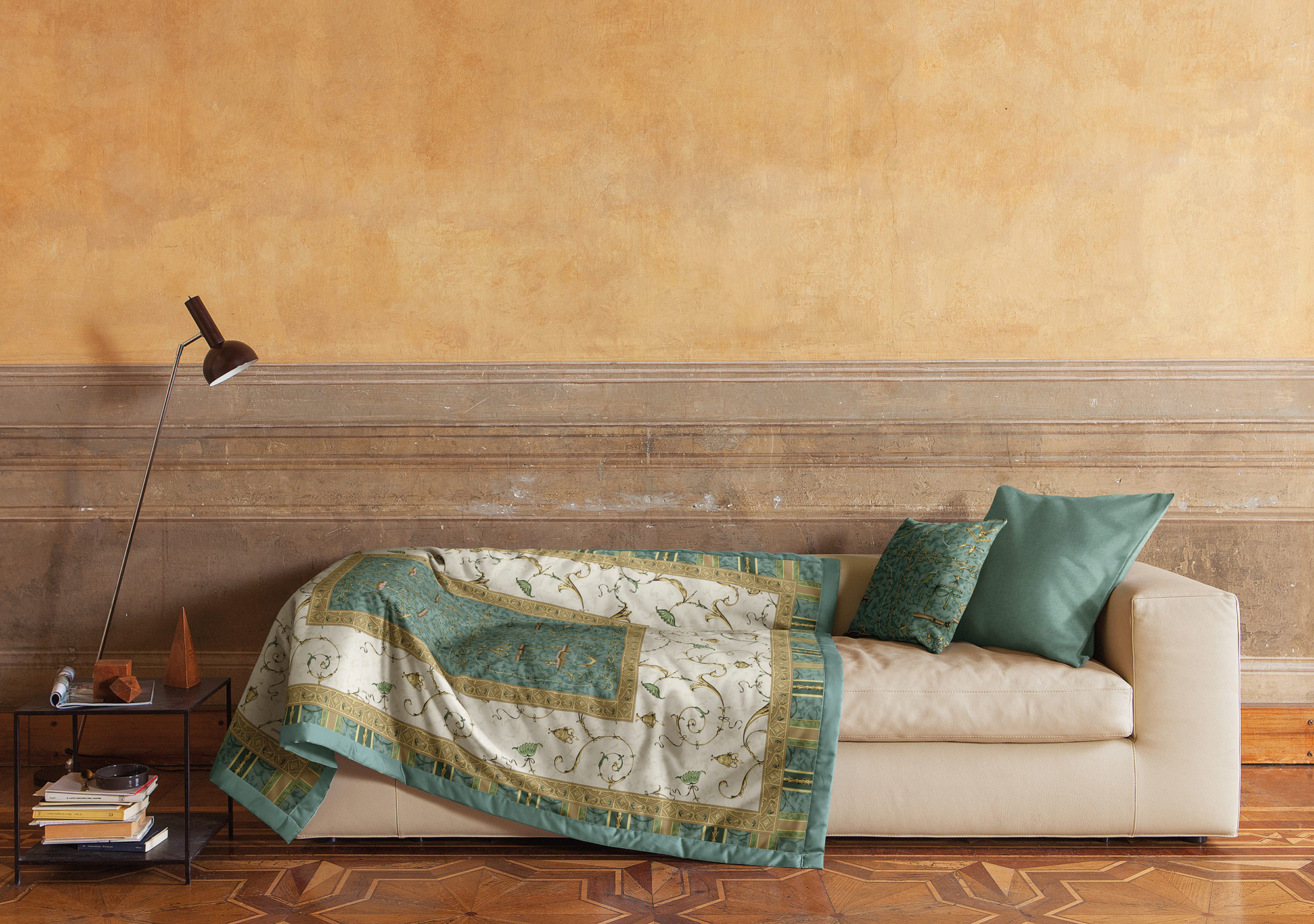 Bassetti Plaid OPLONTIS | V2 Grün 135 x 190