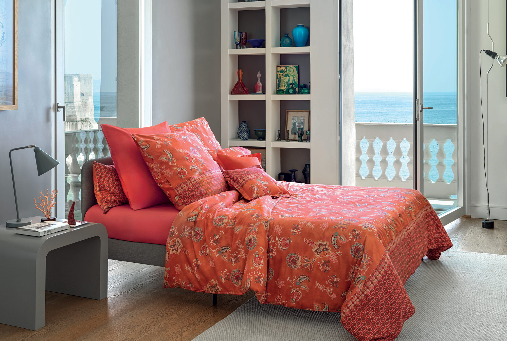 Bassetti Satin Bettwäsche CHIAIA | R1 Tangerine