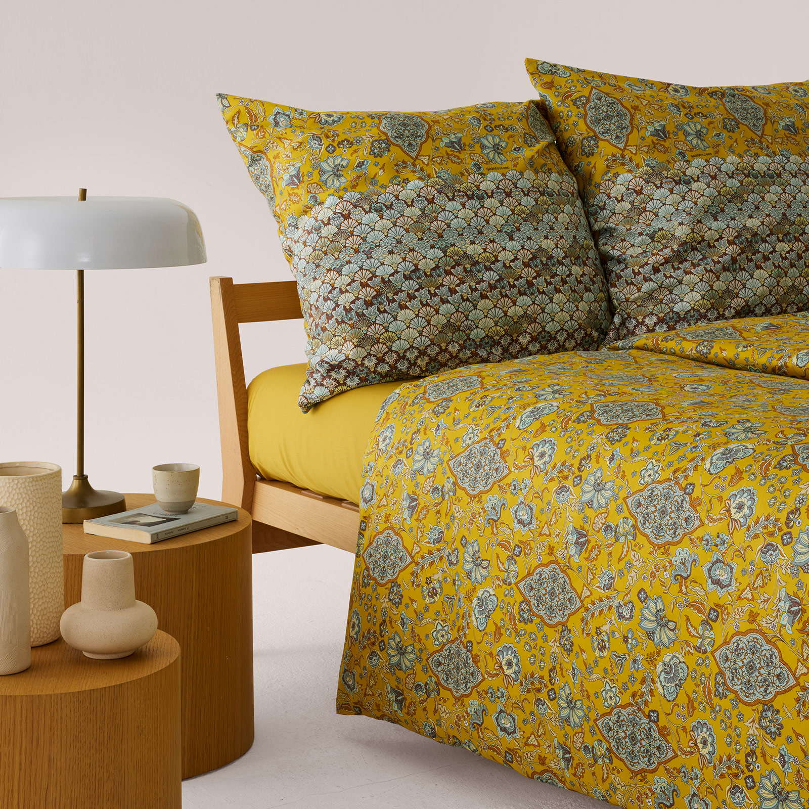 Bassetti Satin Bettwäsche Tigullio | Y1 Goldgelb