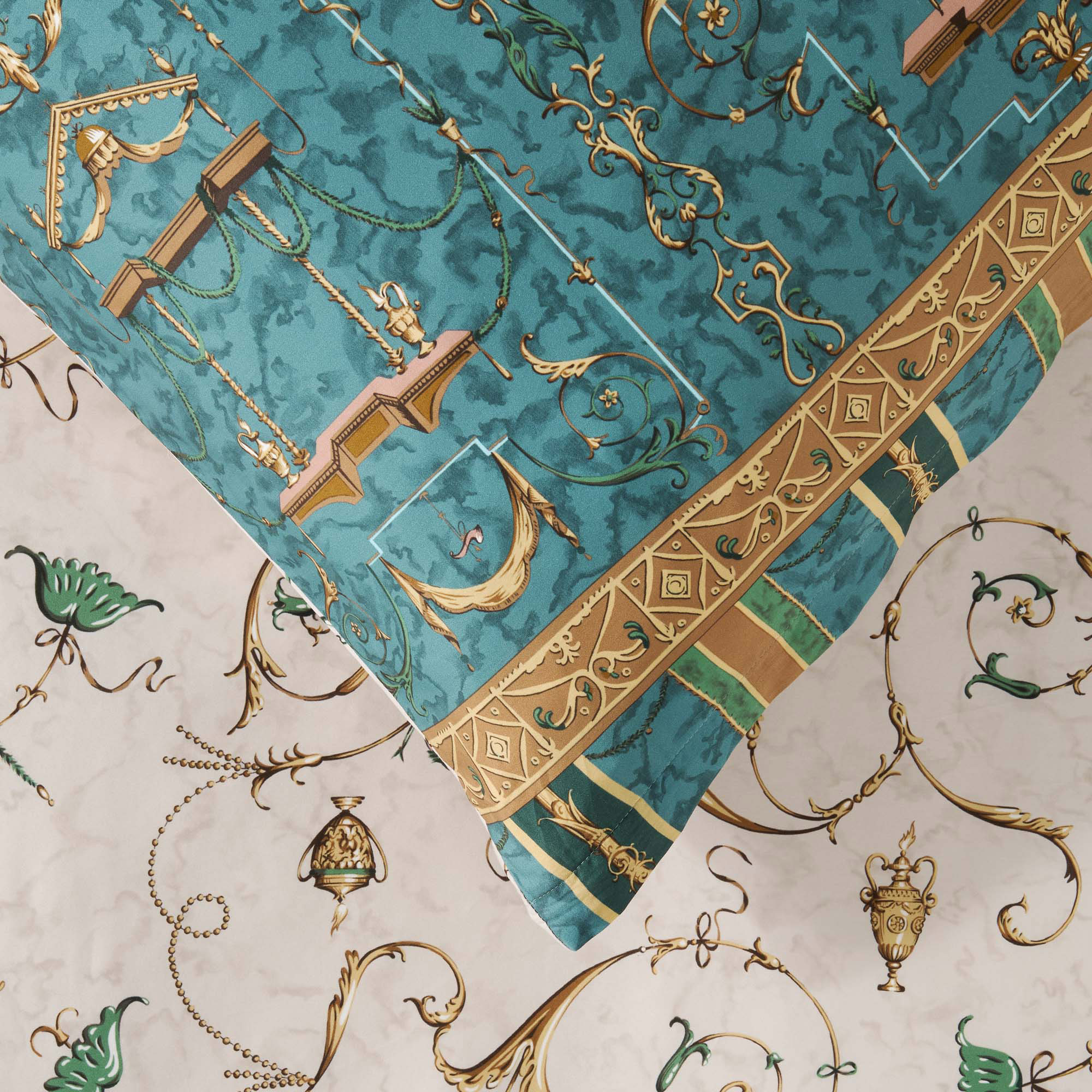 Bassetti Satin Bettwäsche OPLONTIS | V2 Grün