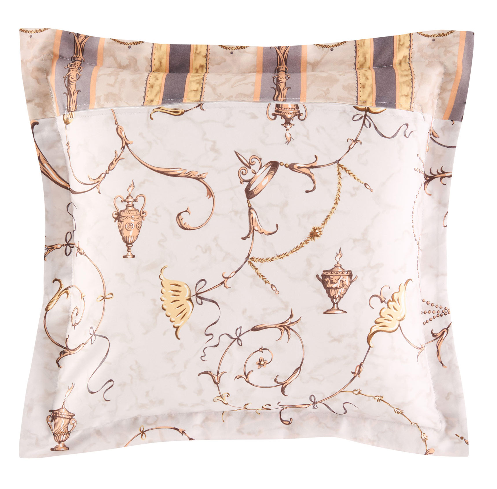 Bassetti Satin Kissenhülle zu BW OPLONTIS | 4M Beige