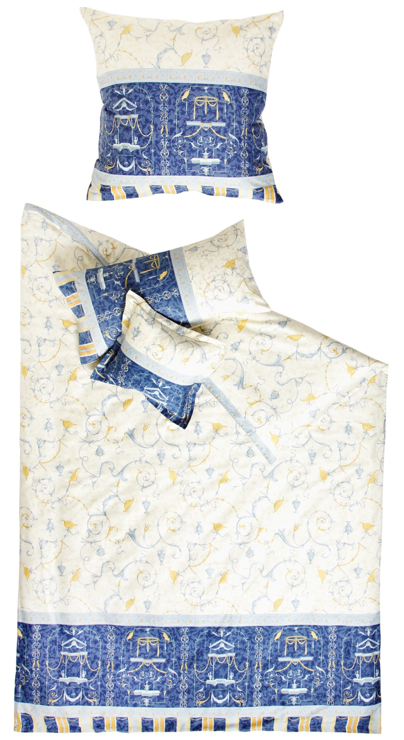 Bassetti Satin Bettwäsche OPLONTIS | V9 Blau