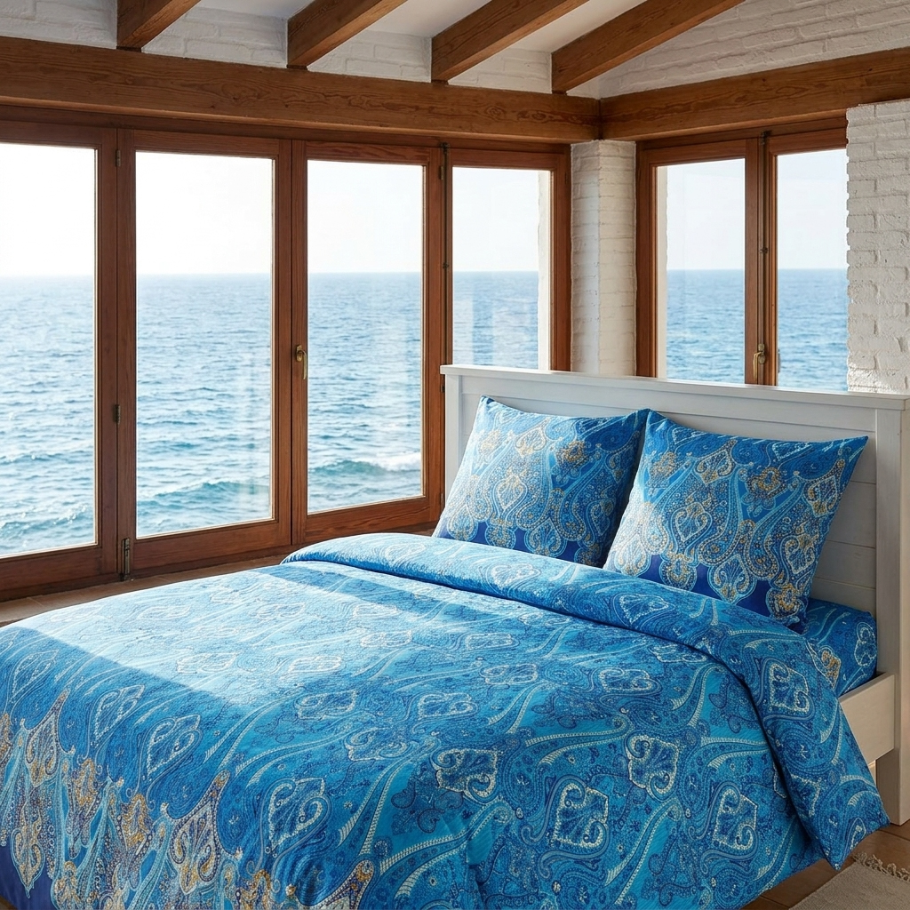 Bassetti Satin Bettwäsche RAGUSA | B1 Blau AT