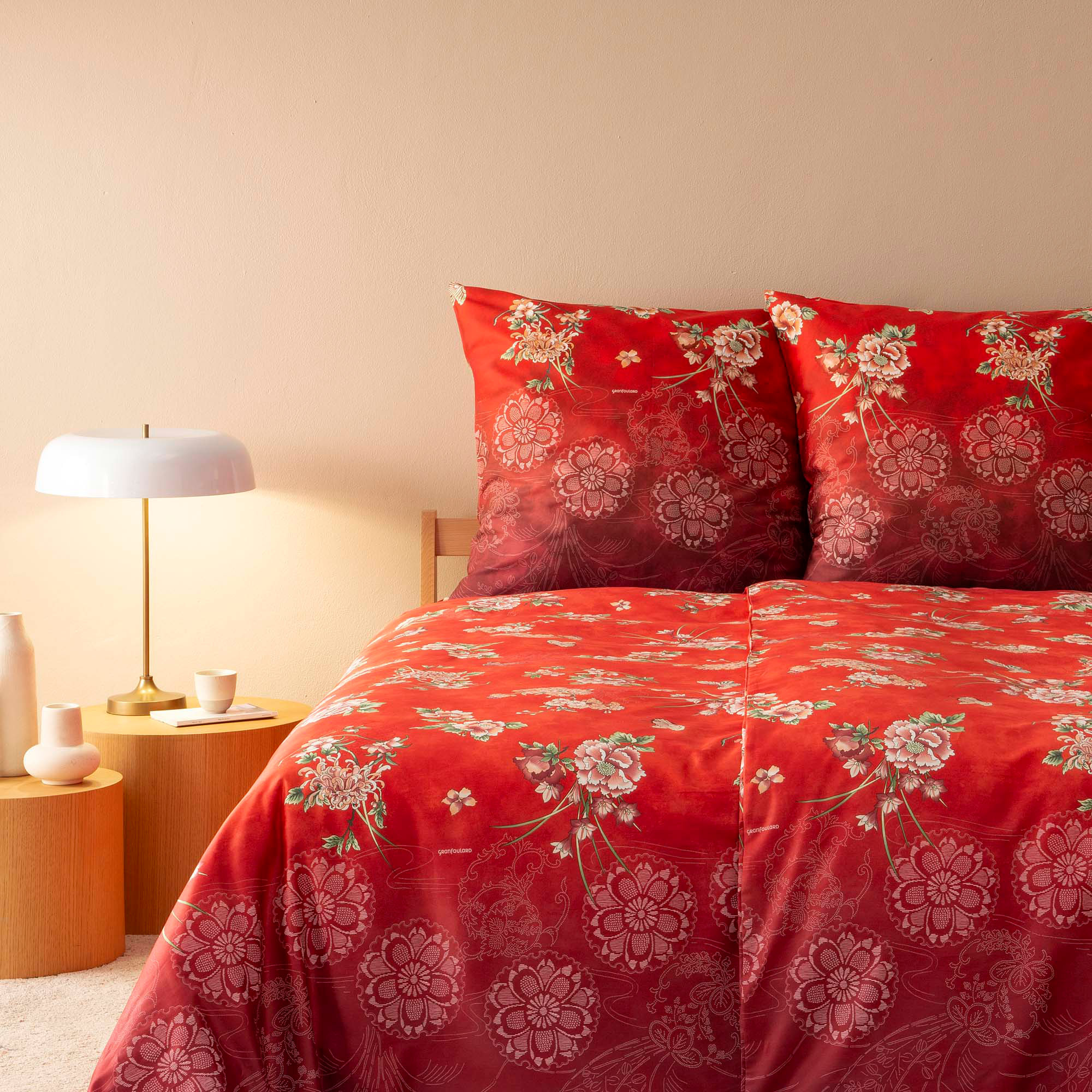 Bassetti Satin Bettwäsche ESPERIDI | R1 Rot AT