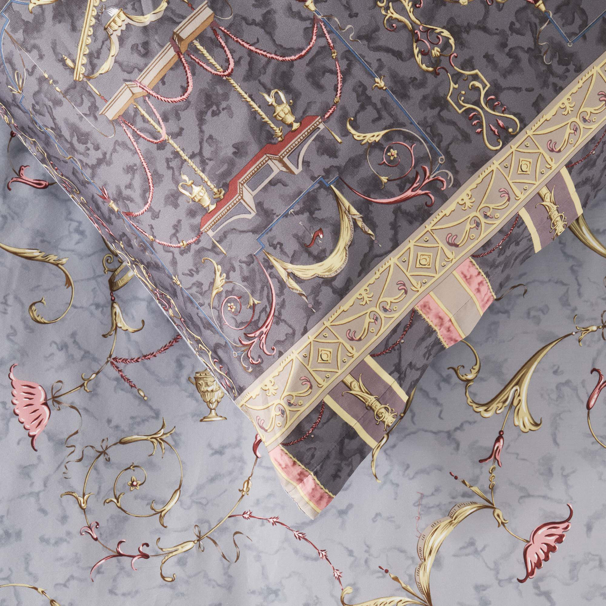 Bassetti Satin Bettwäsche OPLONTIS | G1 Grau