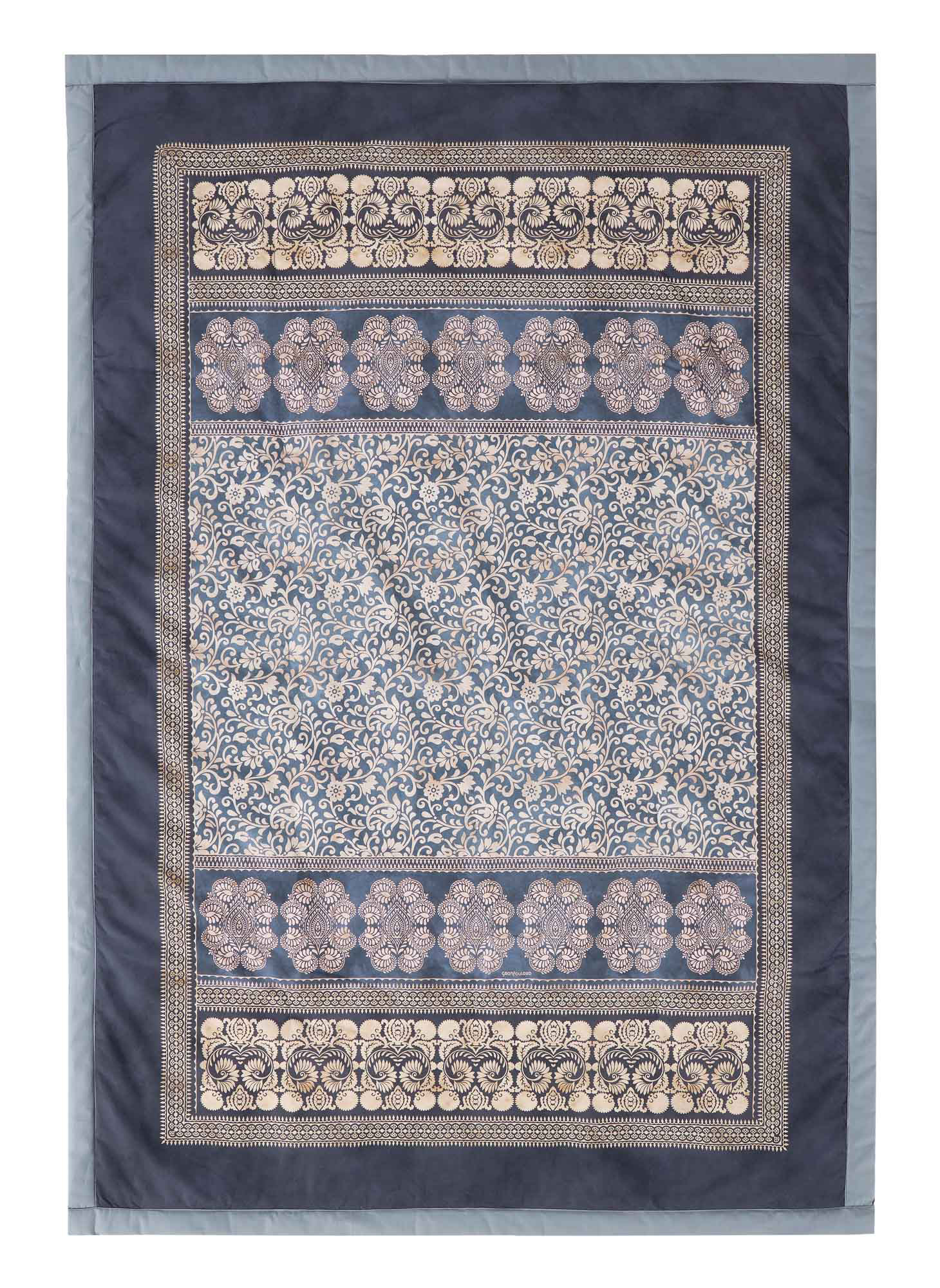 Bassetti Plaid TORCELLO | G1 Silber 135 x 190