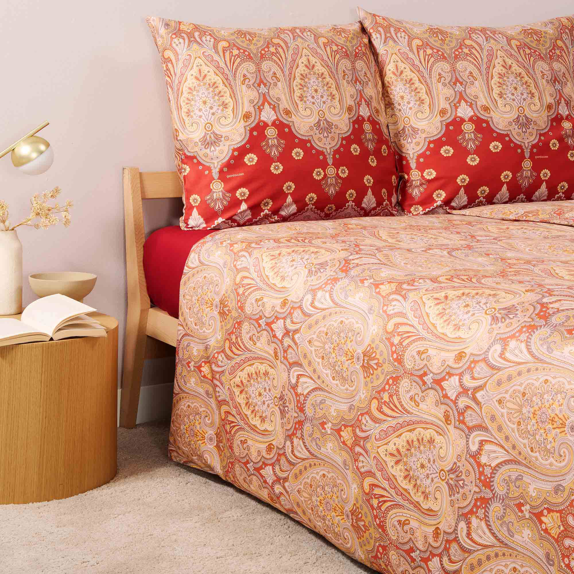 Bassetti Satin Bettwäsche ISOLABELLA | R1 Rot