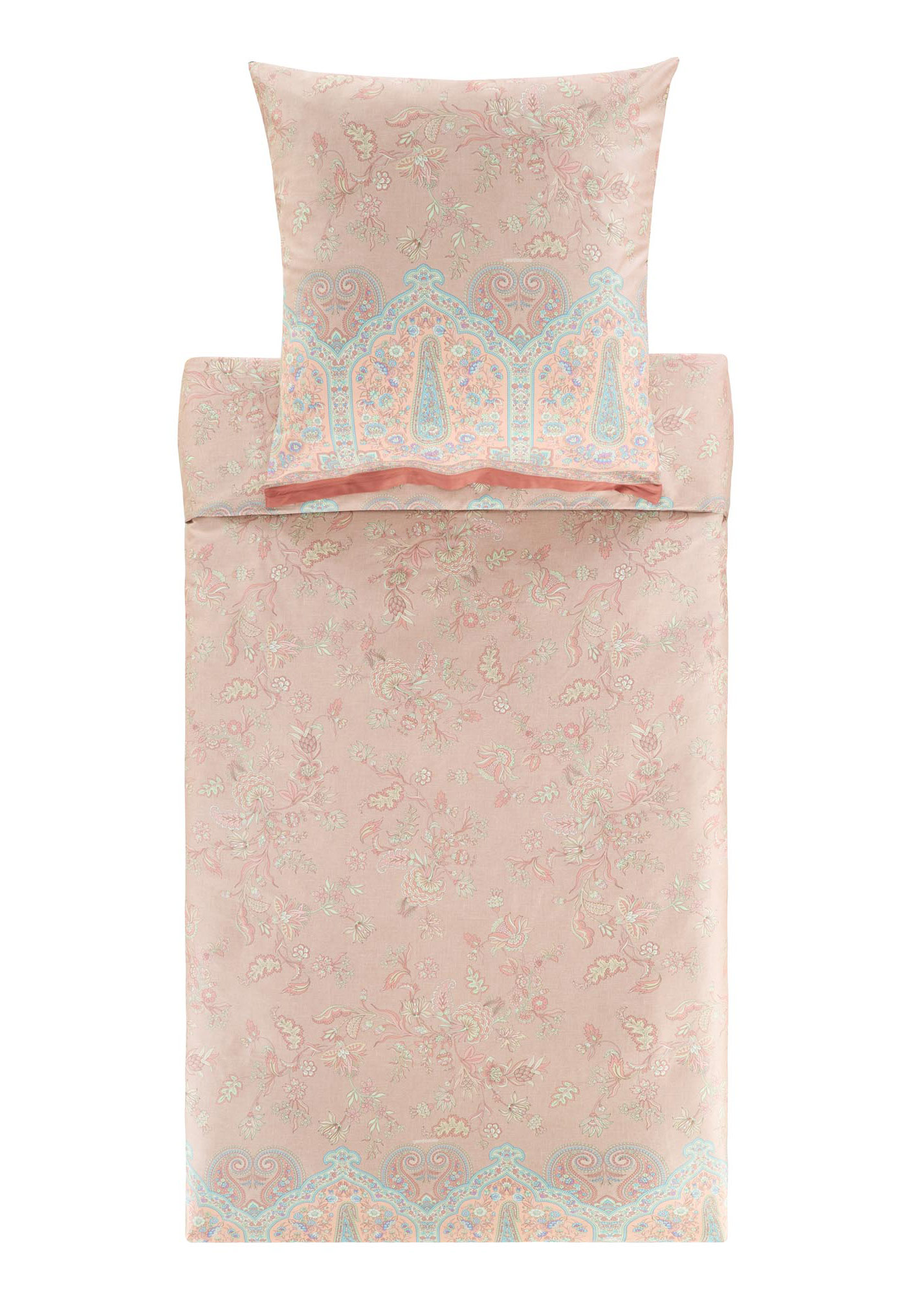 Bassetti Satin Bettwäsche INDIAN ROSES | 41 Elfenbein