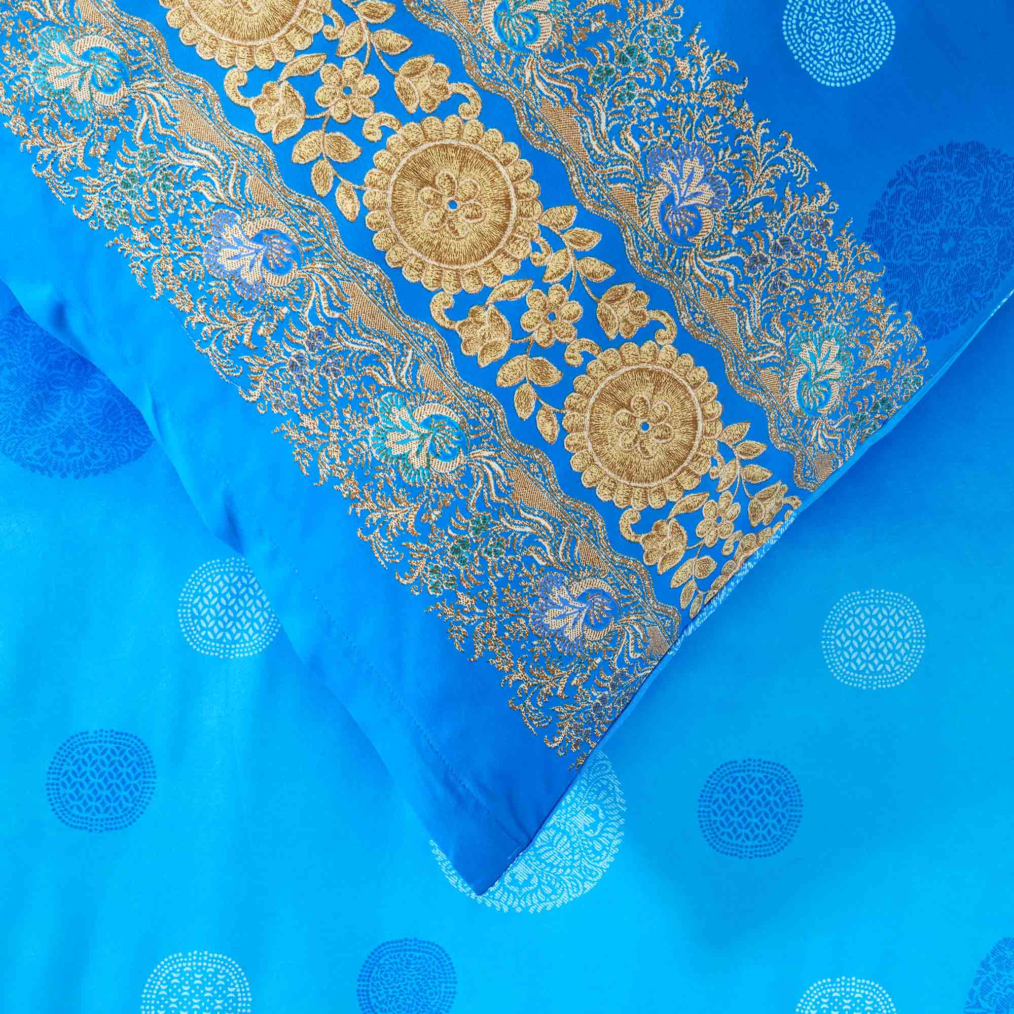 Bassetti Satin Bettwäsche PALLAVICINO | C1 Azurblau