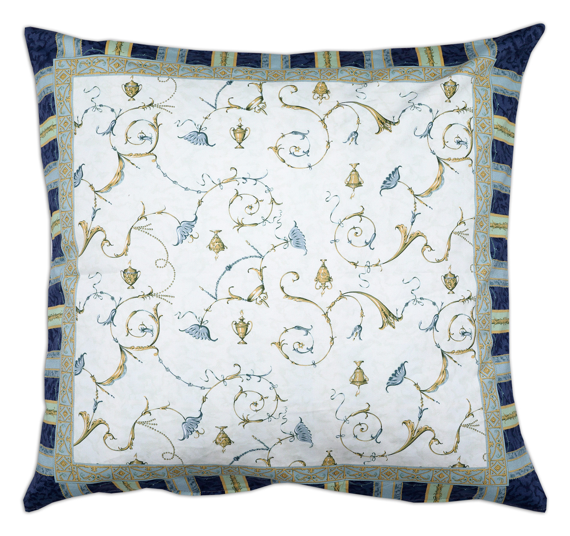 Bassetti Kissenhülle Twill OPLONTIS | B3 Blau 60 x 60