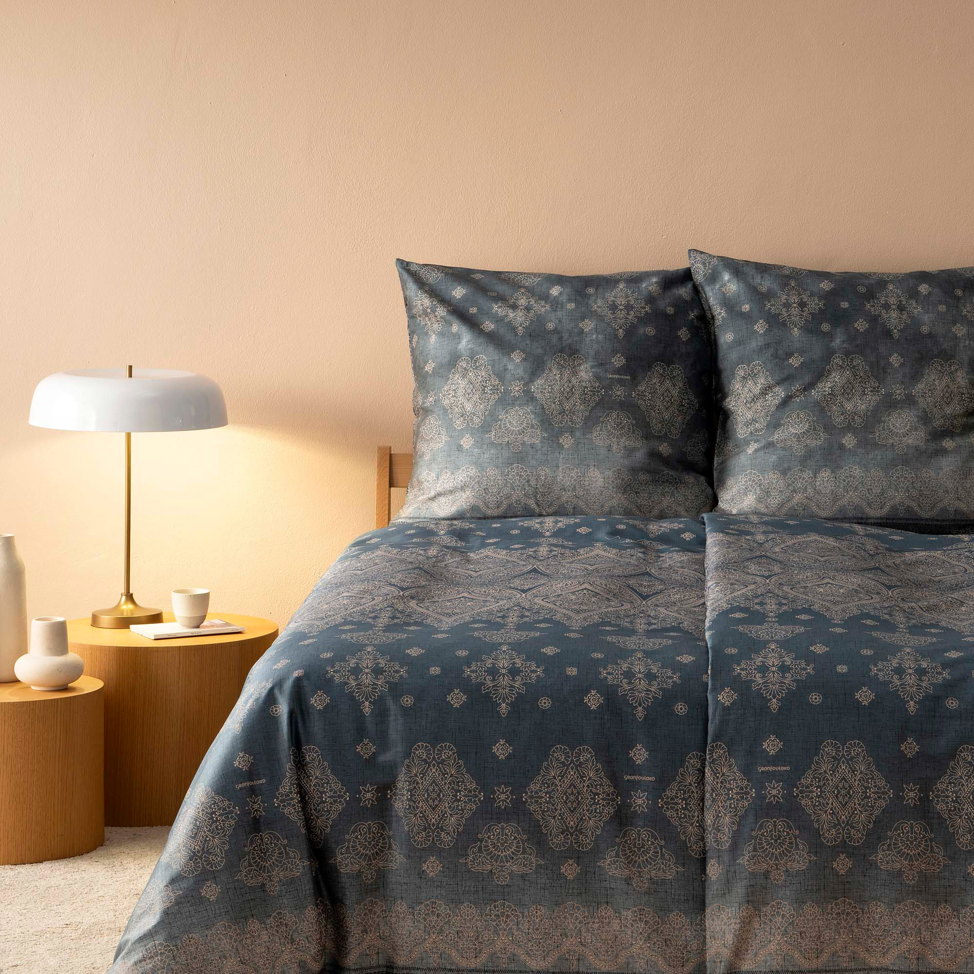 Bassetti Satin Bettwäsche KERALA | G1 Grau