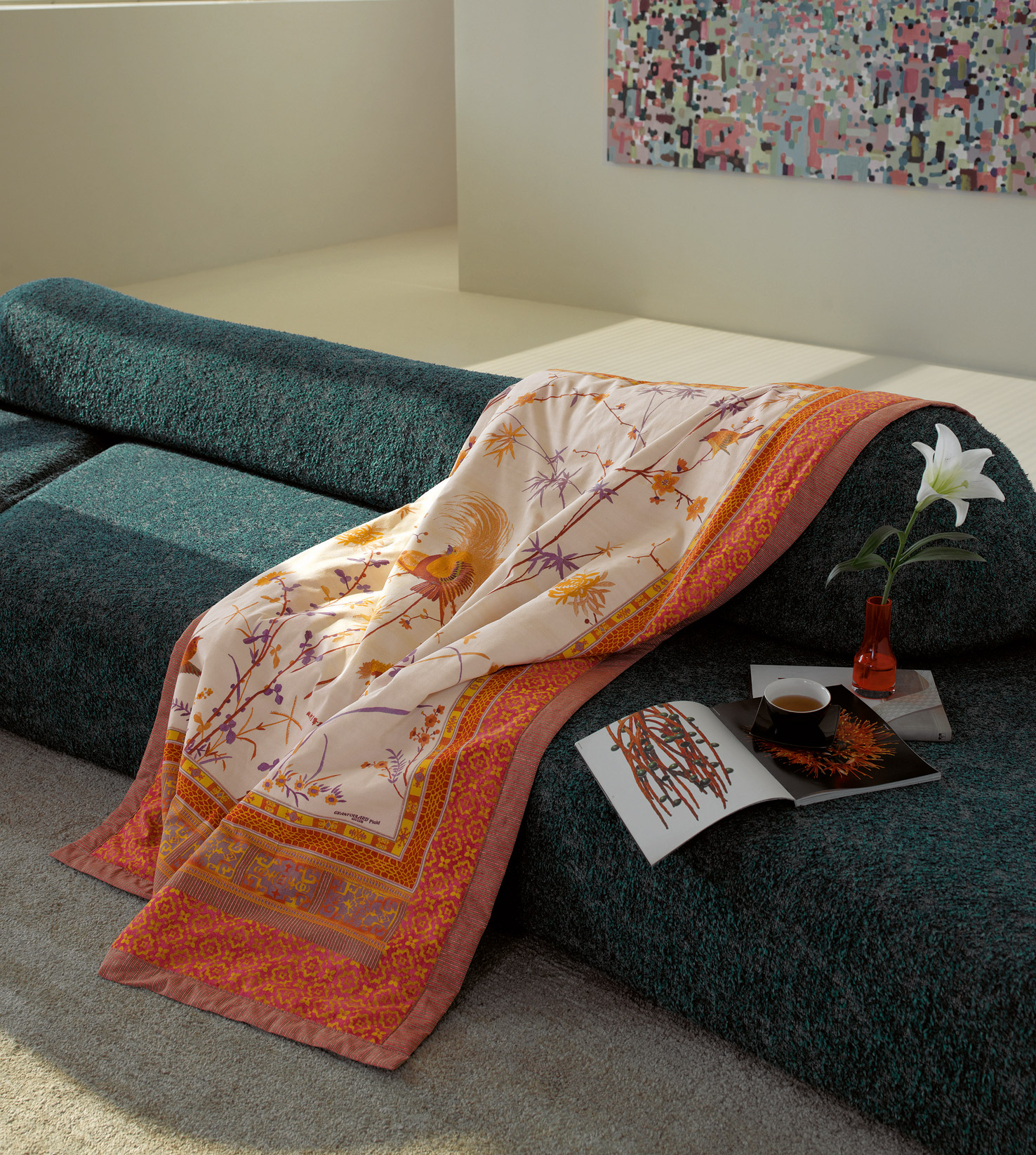 Bassetti Plaid FONG | V2 Beige 135 x 190