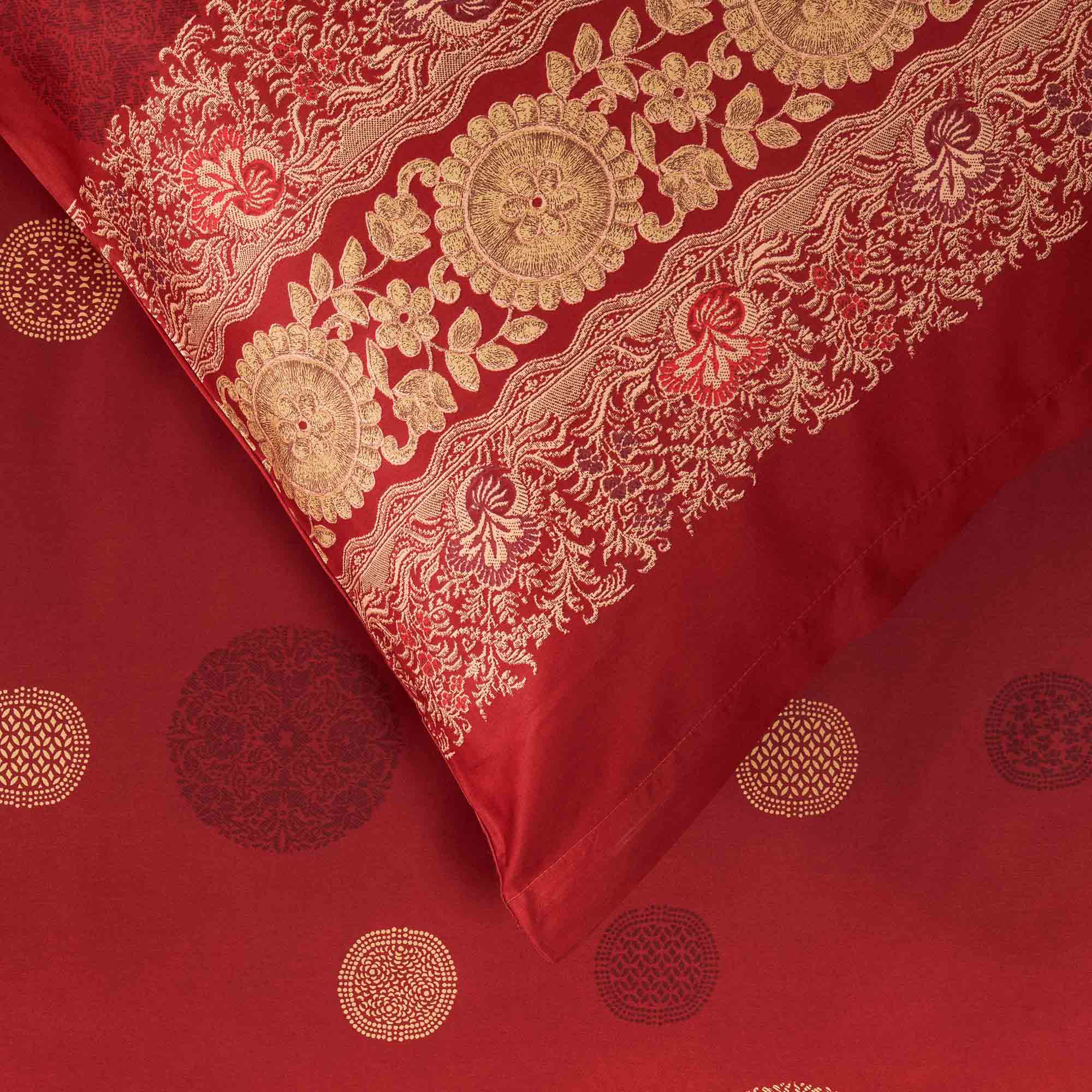 Bassetti Satin Bettwäsche PALLAVICINO | R1 Rot