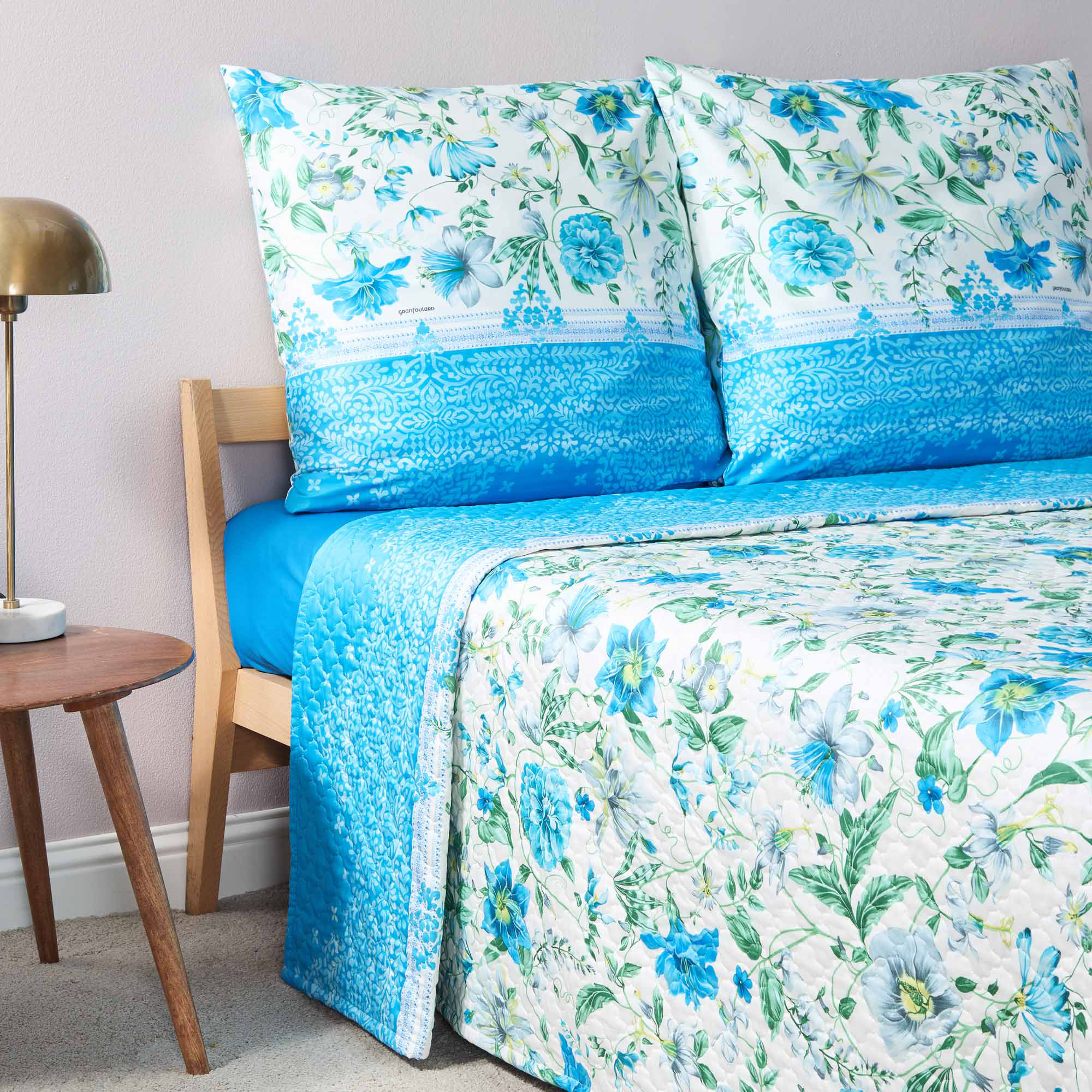 Bassetti Tagesdecke CASABLANCA | C1 Celeste