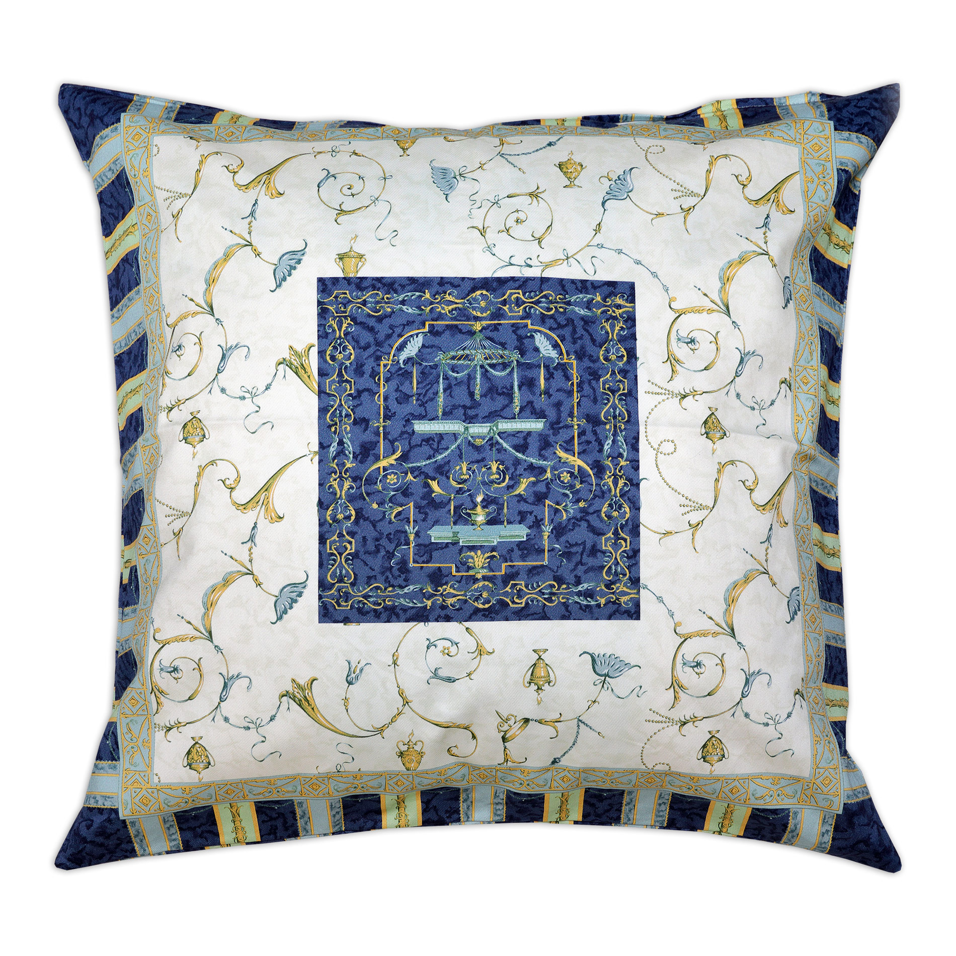 Bassetti Kissenhülle Twill OPLONTIS | B3 Blau 60 x 60