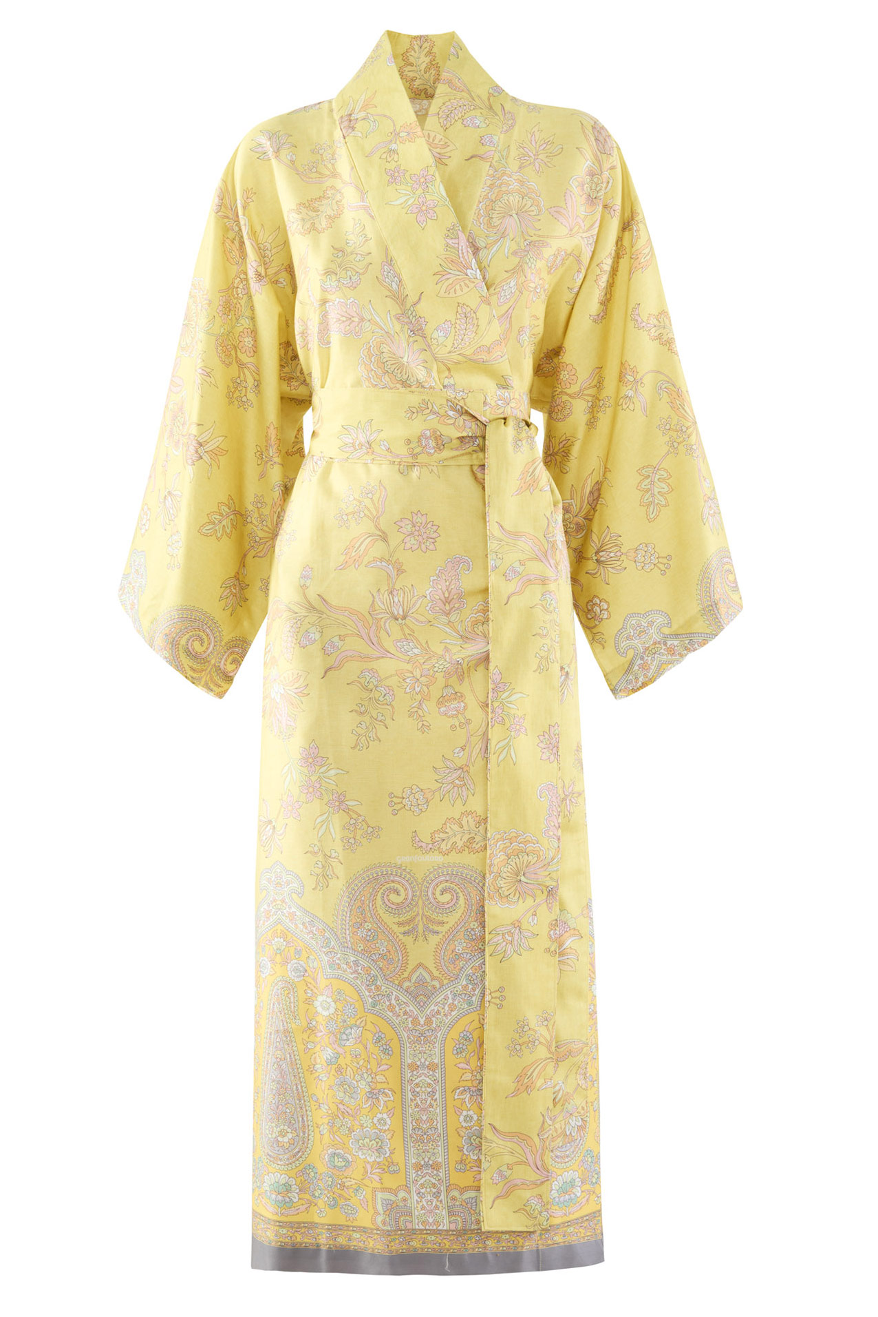 Bassetti Kimono INDIAN ROSES | Y1 Limone