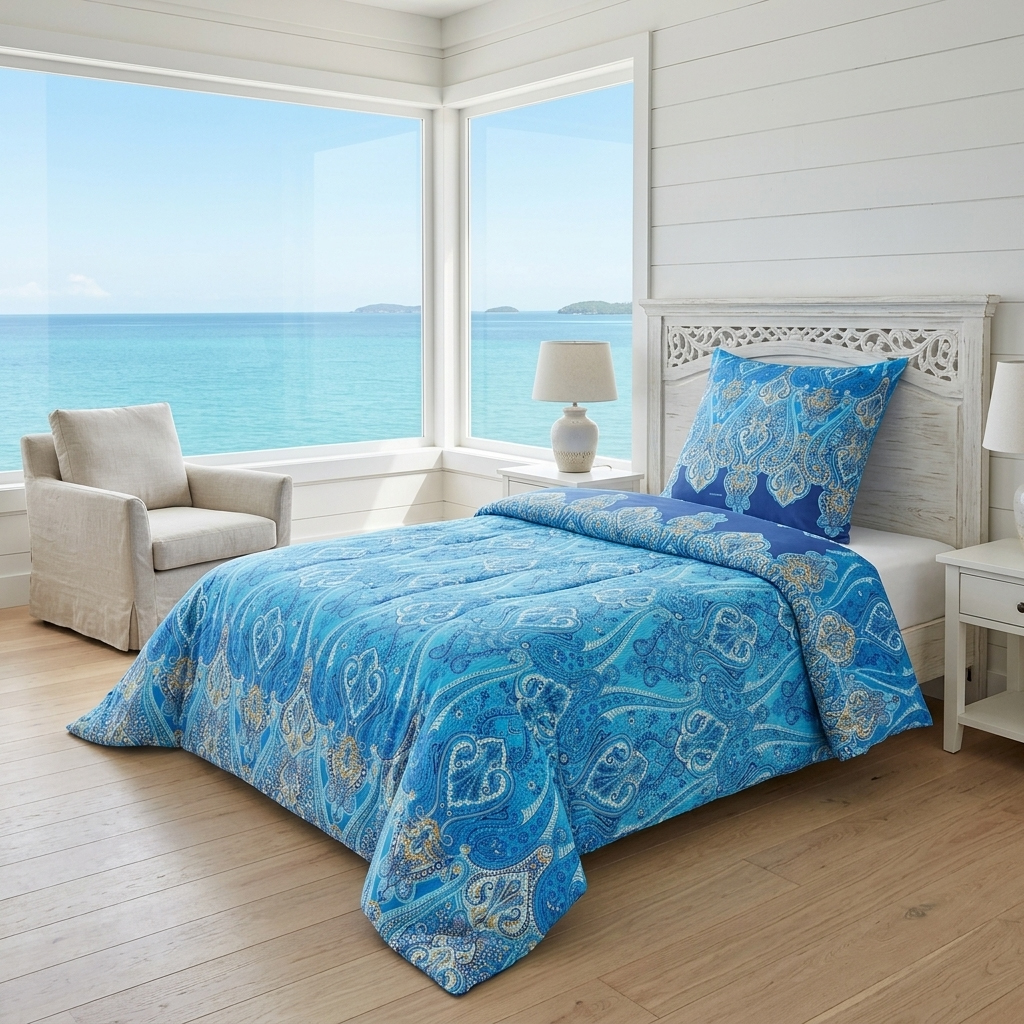 Bassetti Satin Bettwäsche RAGUSA | B1 Blau AT
