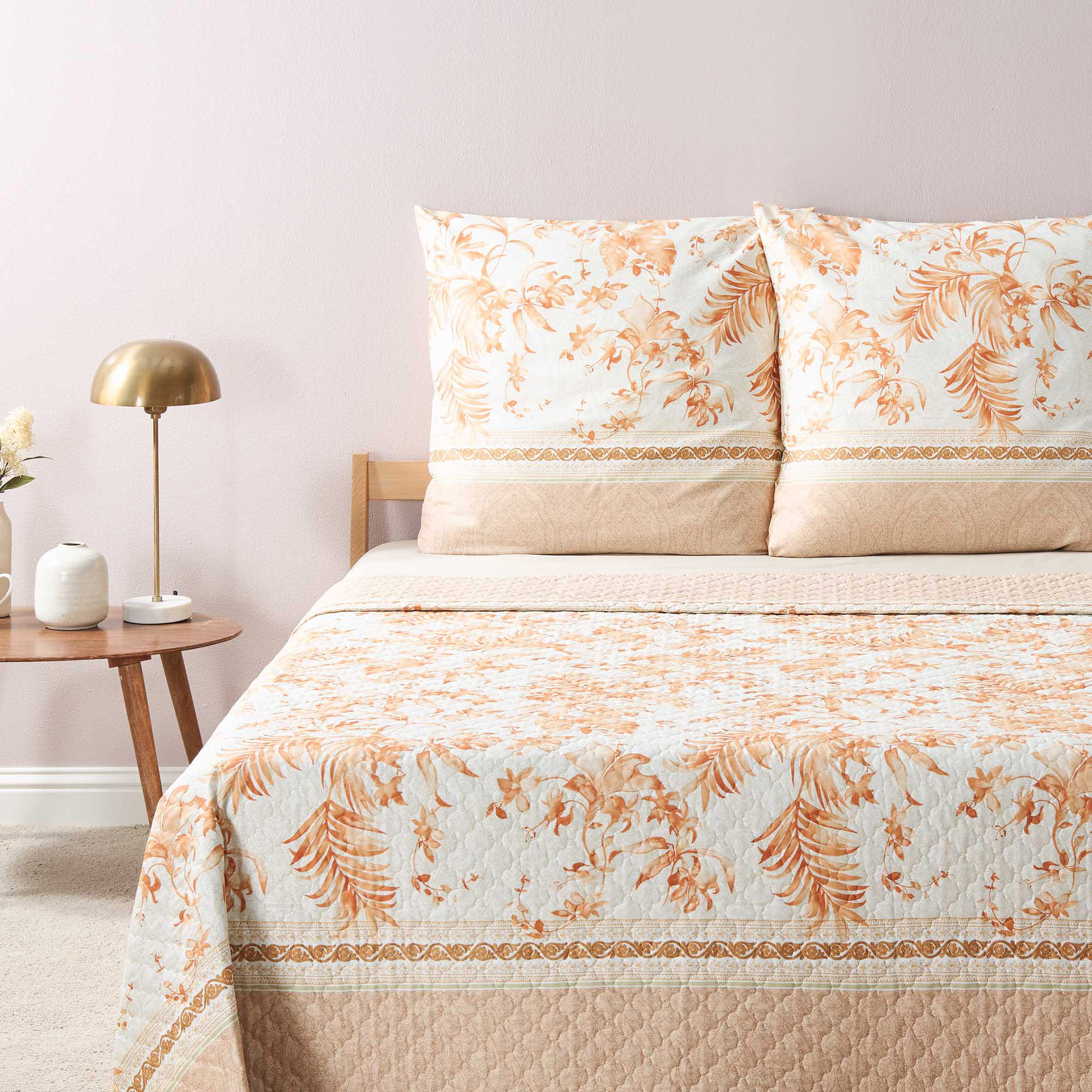Bassetti Tagesdecke IBISCUS TATTOO | 41 Karamell