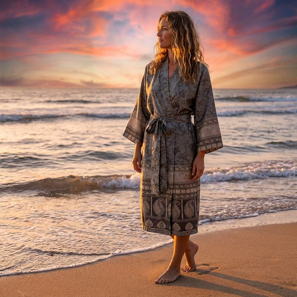 Bassetti Kimono MANTOVA | G1 Grau