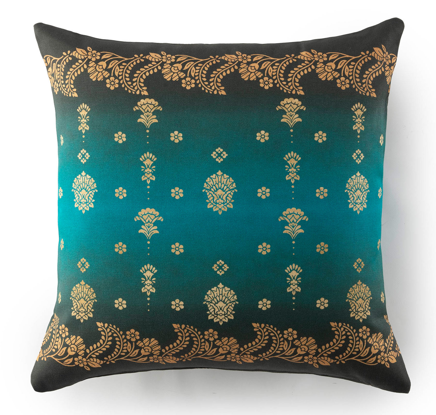 Bassetti Kissenhülle Twill GOLD DECOR | V1 Smaragdgrün 40 x