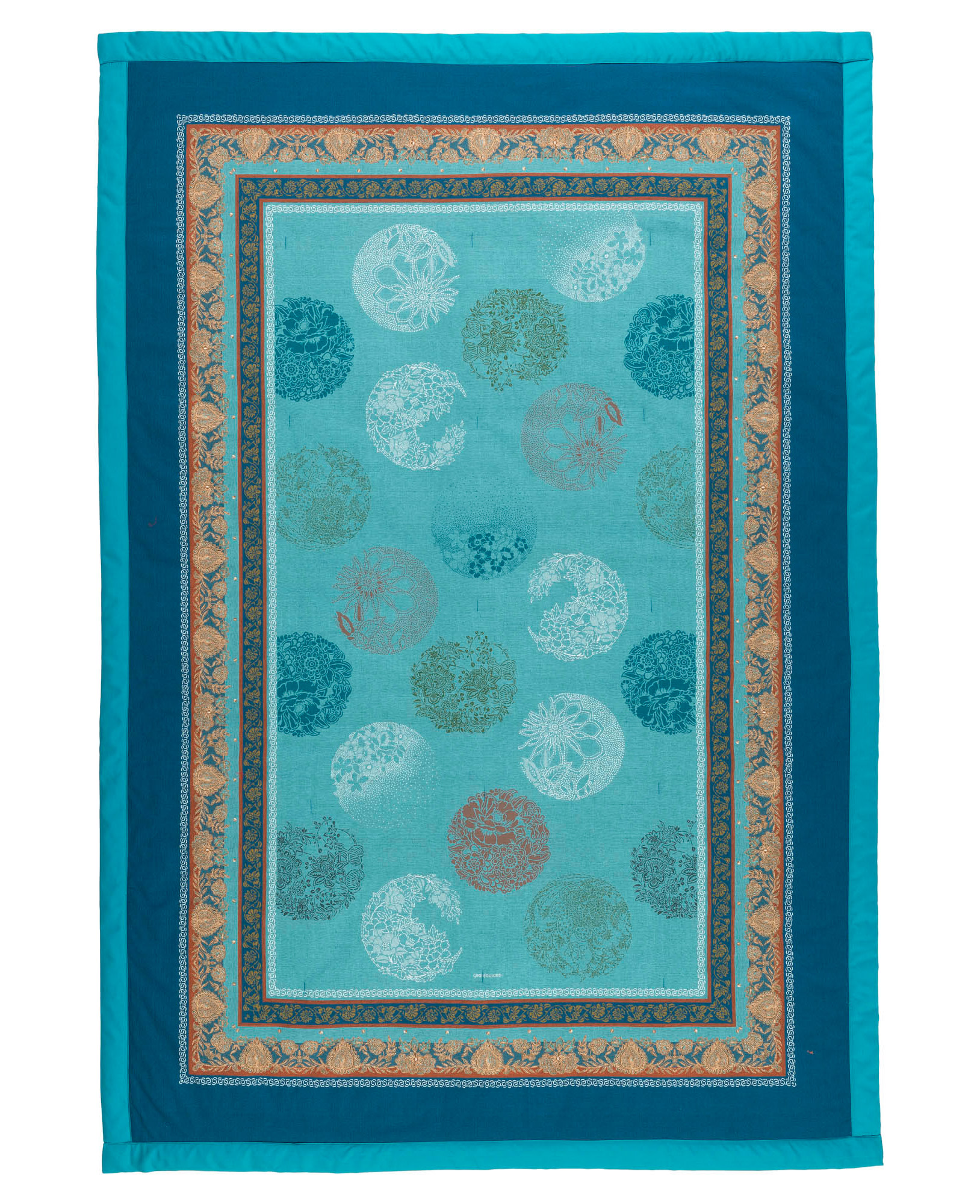 Bassetti Plaid FLORENCE | T1 Türkis 135 x 190