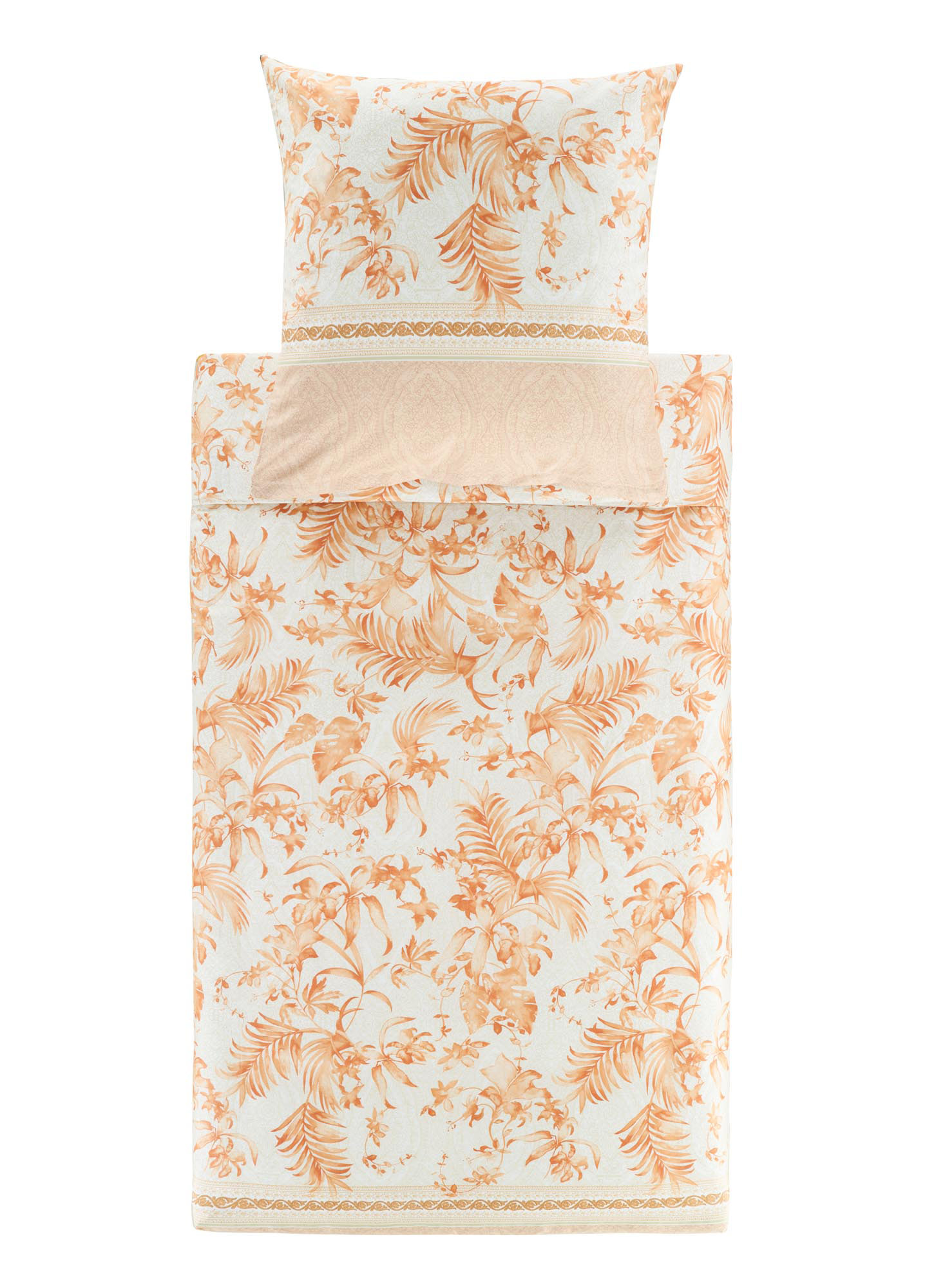 Bassetti Satin Bettwäsche IBISCUS TATTOO | 41 Karamell