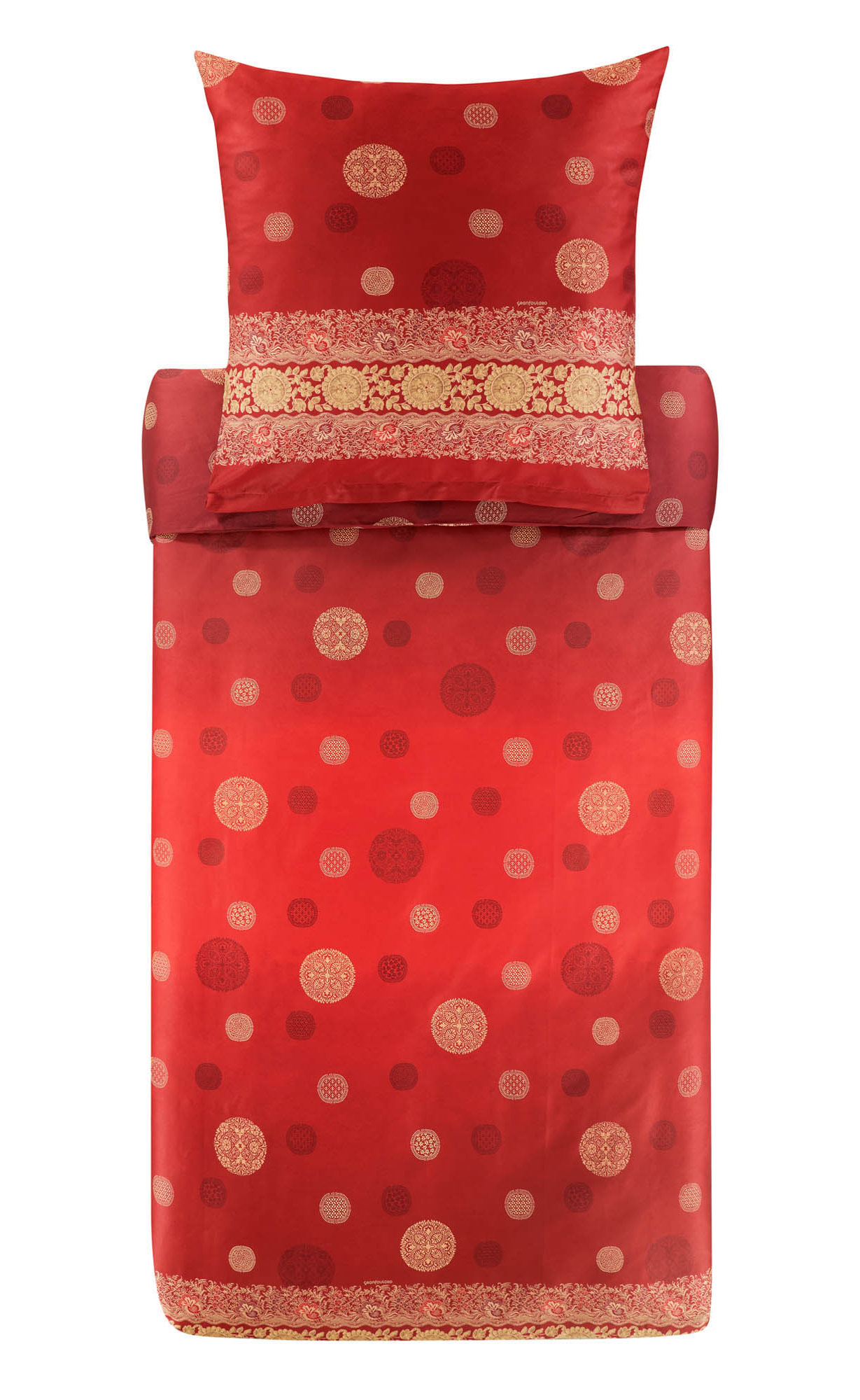 Bassetti Satin Bettwäsche PALLAVICINO | R1 Rot