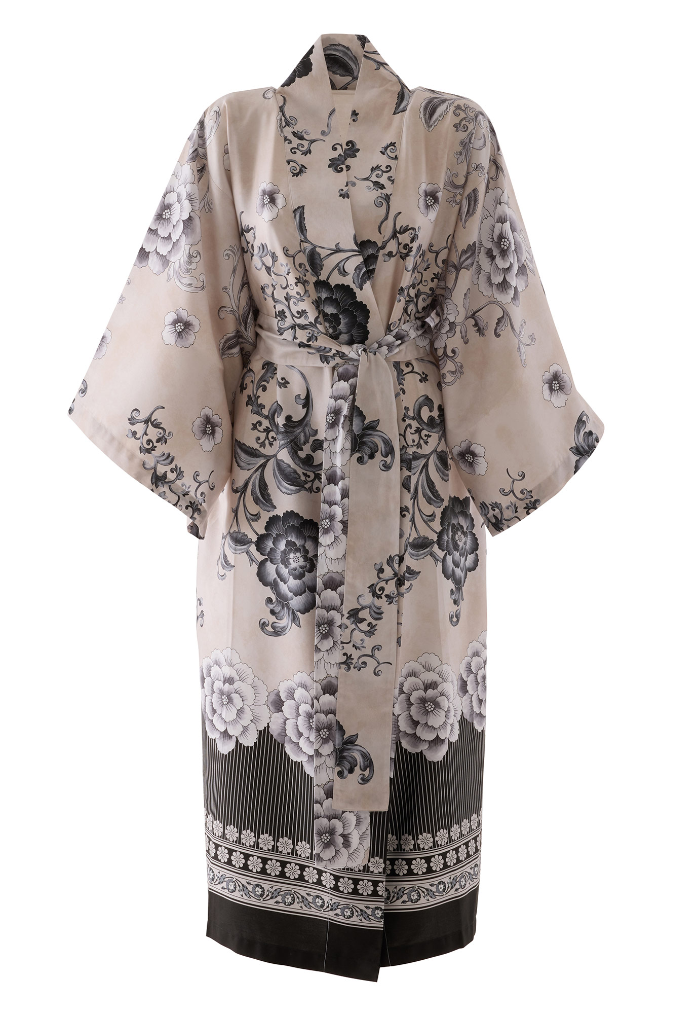 Bassetti Kimono PARAGGI  | 20 Elfenbein-Schwarz