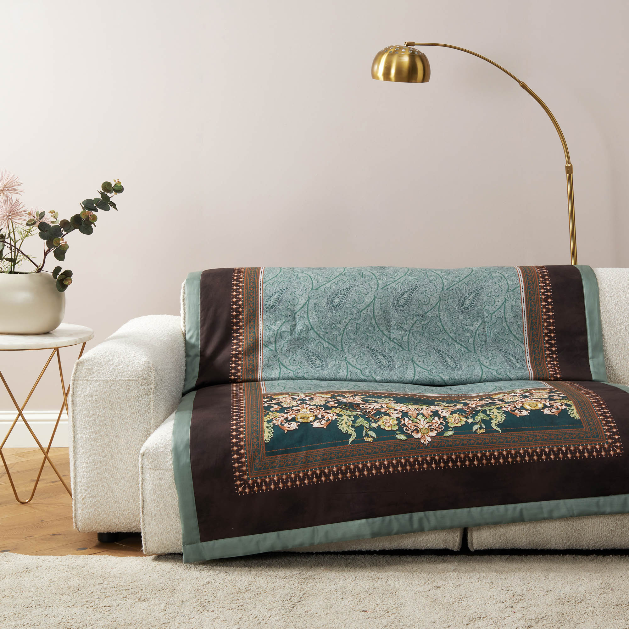 Bassetti Plaid TUSCANIA | V1 Grün 135 x 190