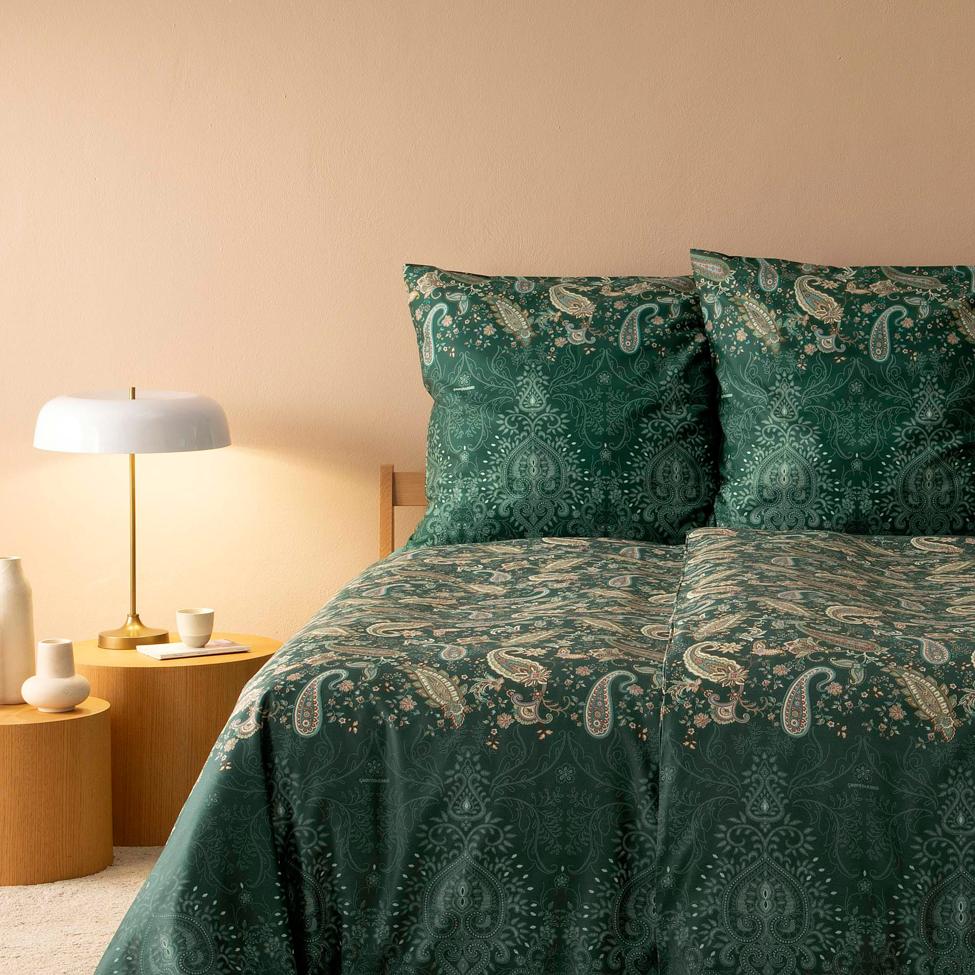 Bassetti Satin Bettwäsche MONNALISA | V1 Grün