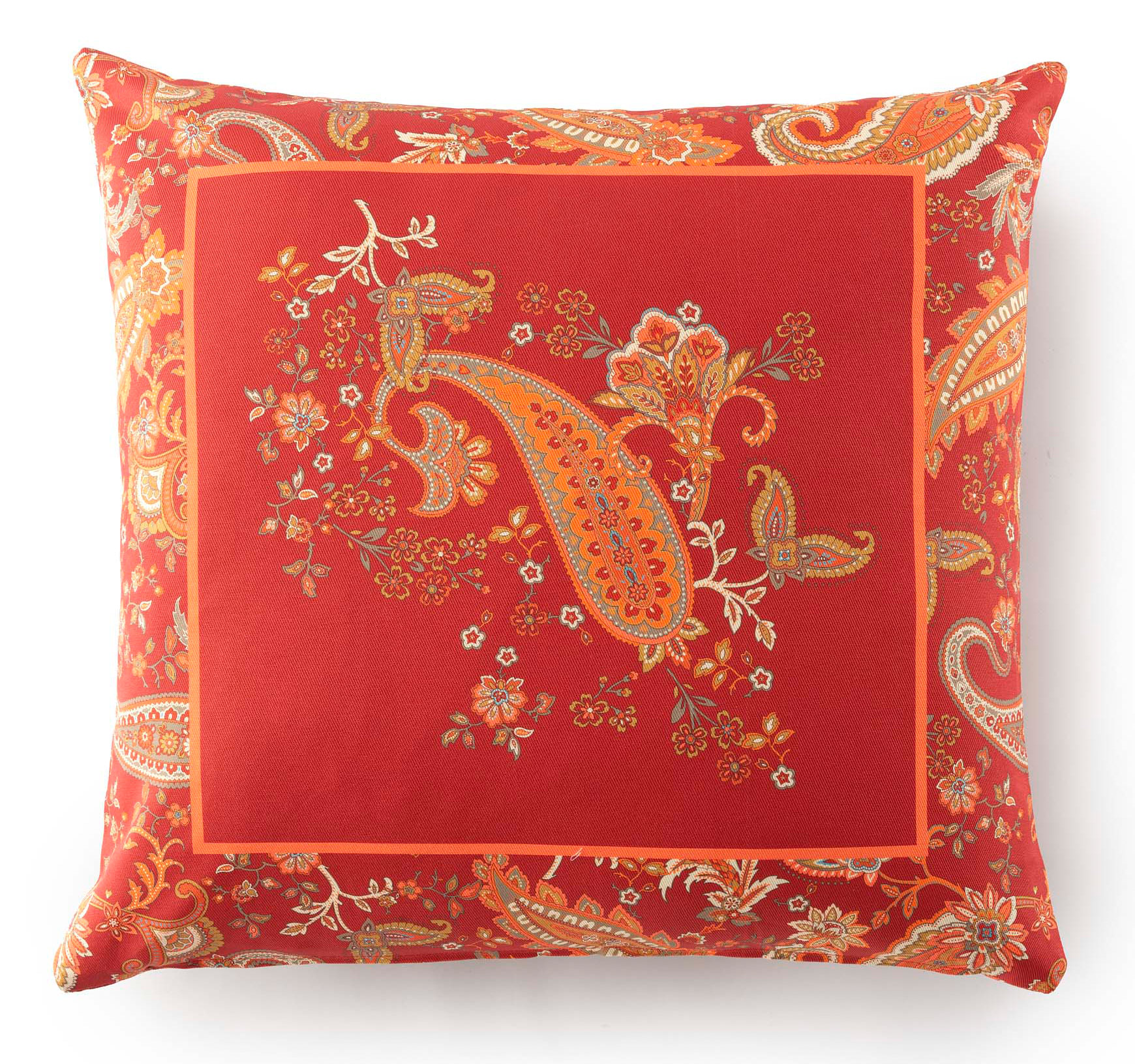 Bassetti Kissenhülle Twill MONNALISA | R1 Rot 50 x 50