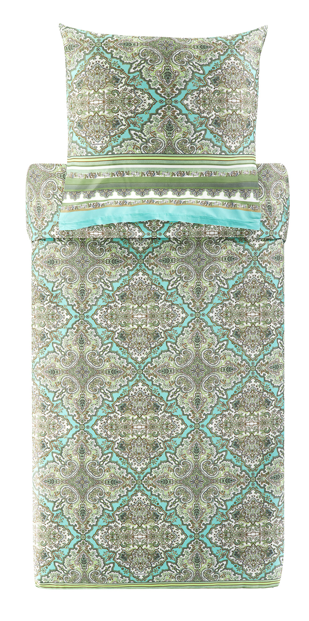 Bassetti Satin Bettwäsche MARECHIARO | V1 Pistaziengrün
