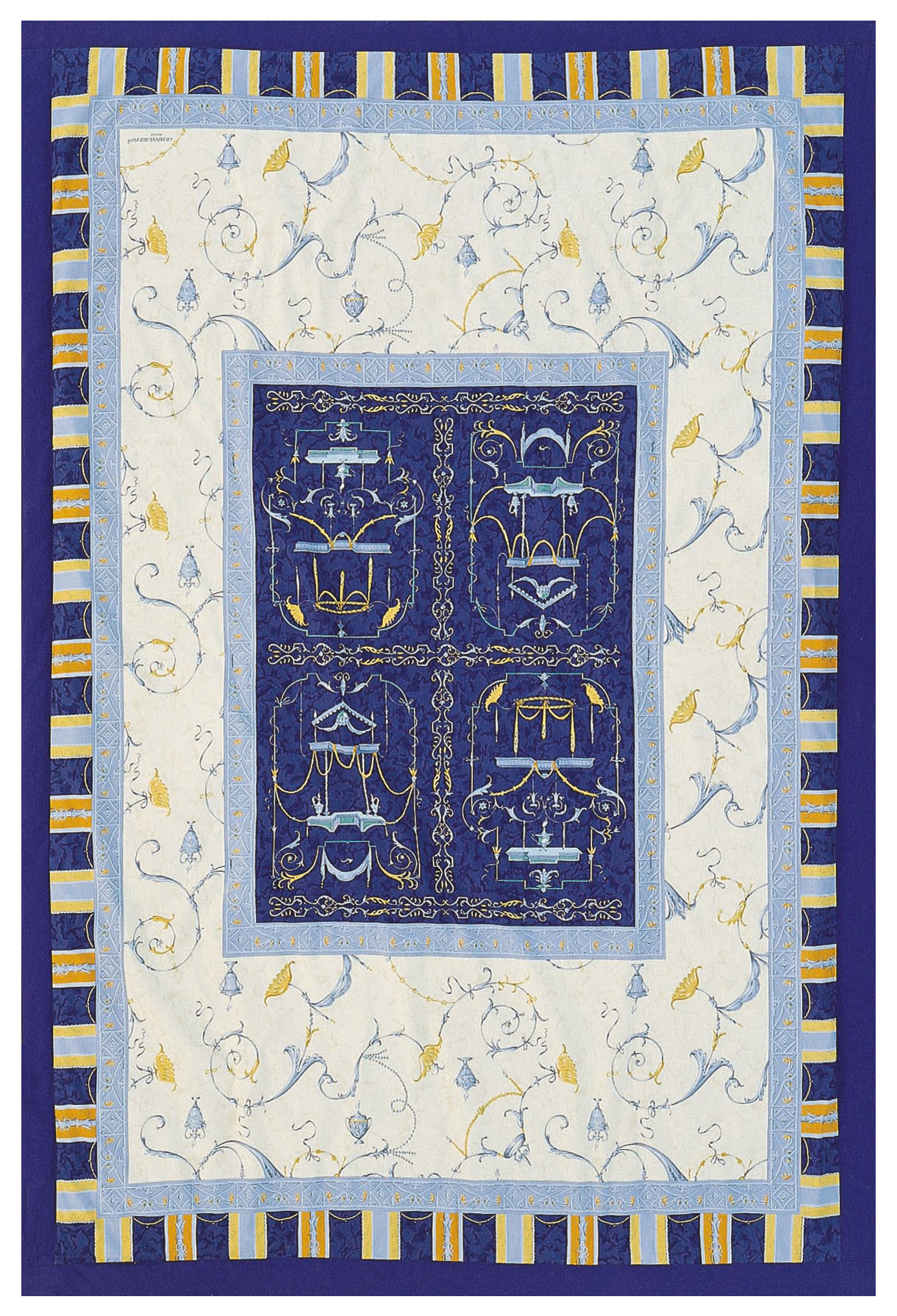 Bassetti Plaid OPLONTIS | V9N Blau 135 x 190
