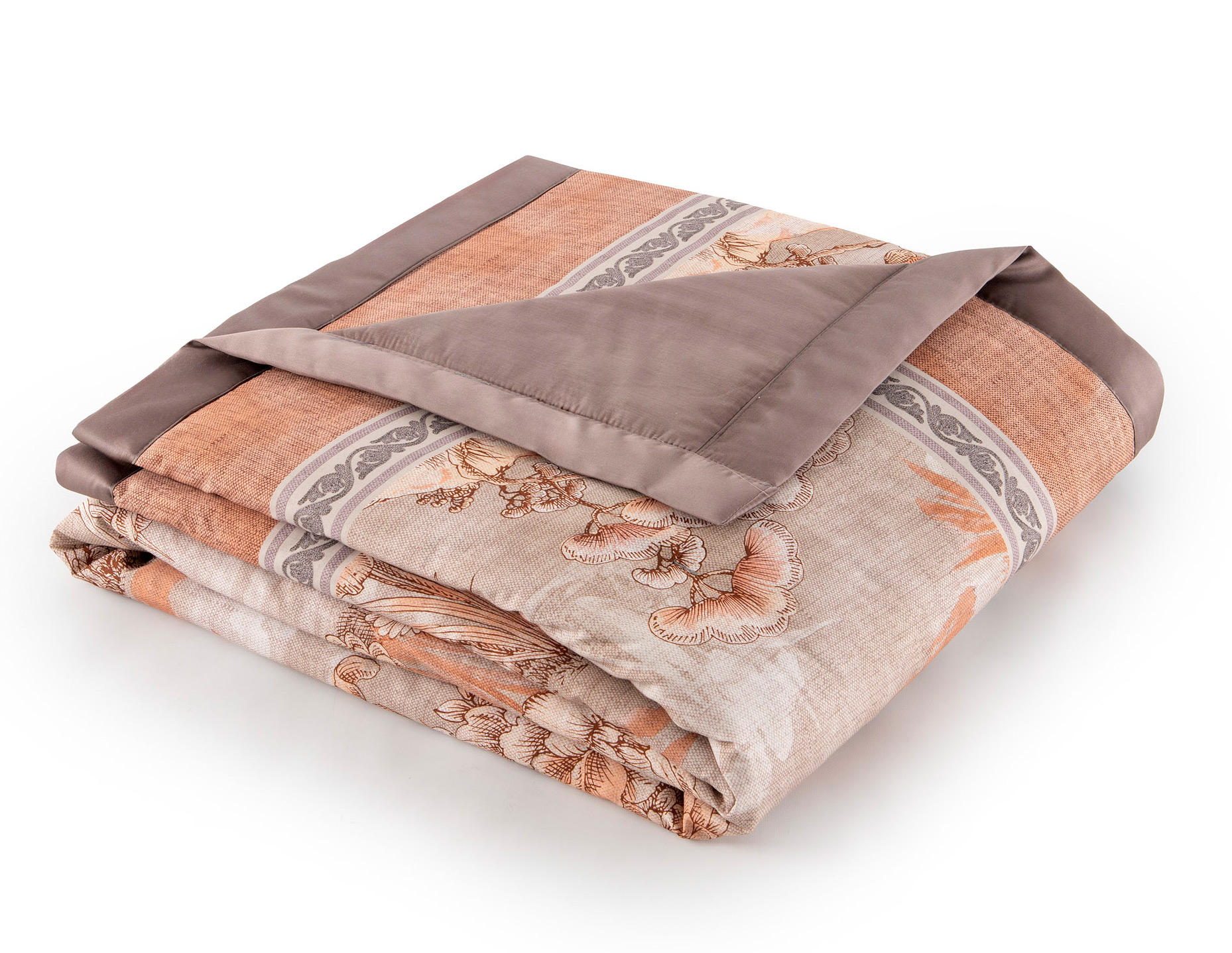 Bassetti Plaid ACQUAFORTE | 41 Terakotta 135 x 190