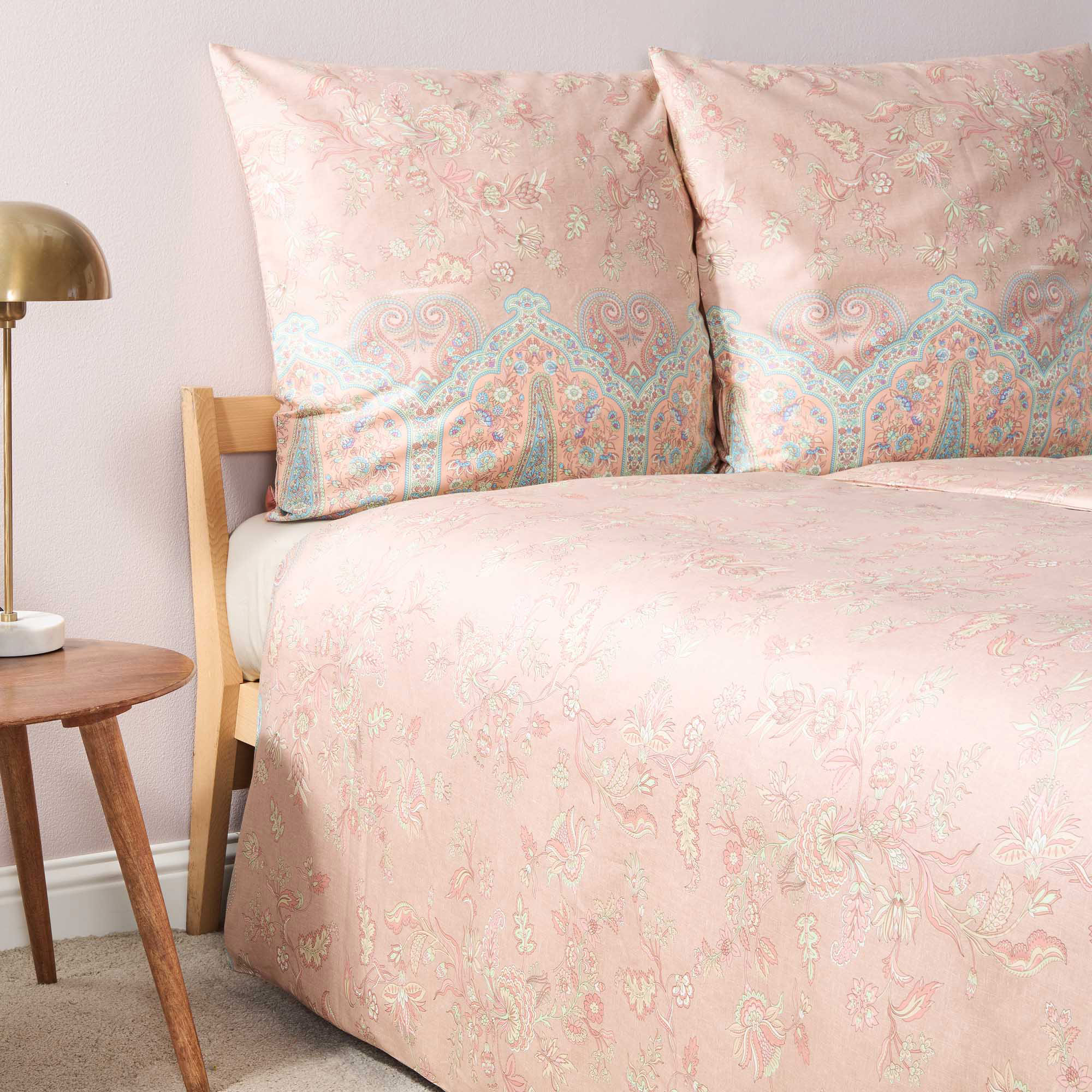 Bassetti Satin Bettwäsche INDIAN ROSES | 41 Elfenbein