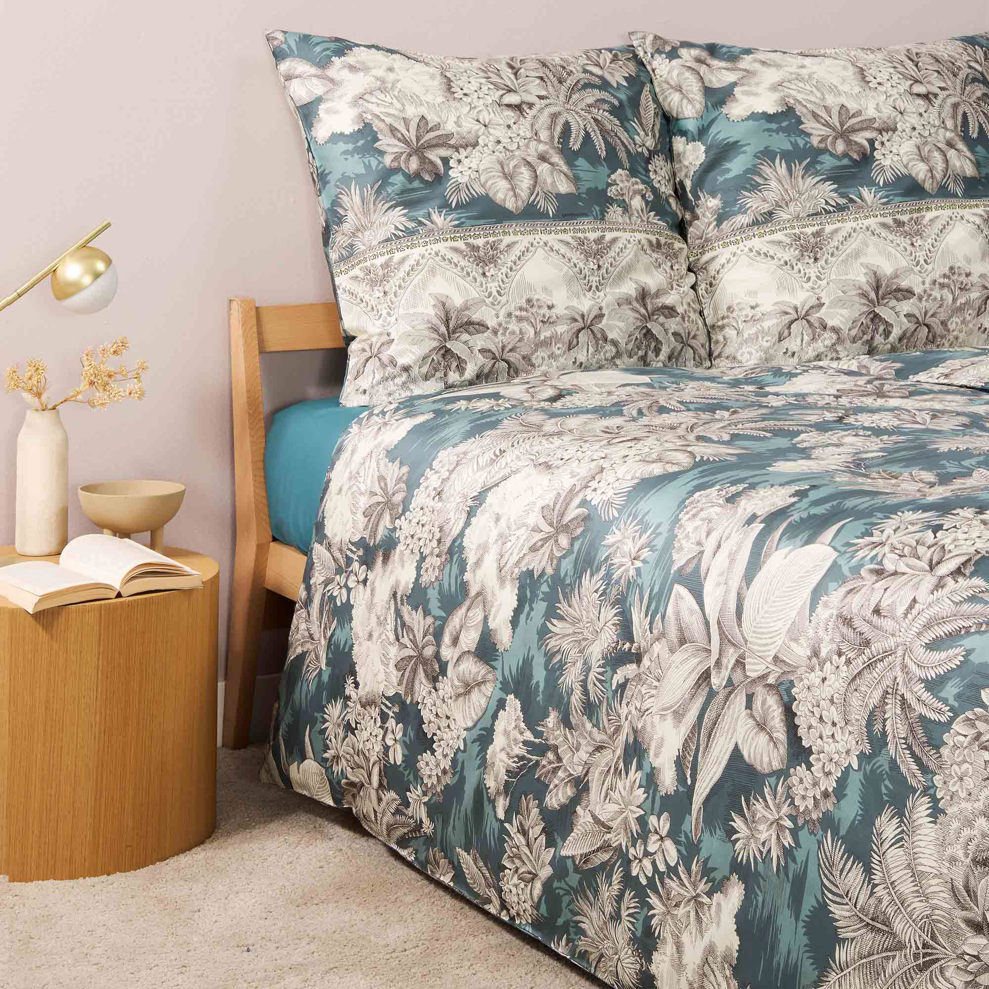 Bassetti Satin Bettwäsche BOBOLI | V1 Grün