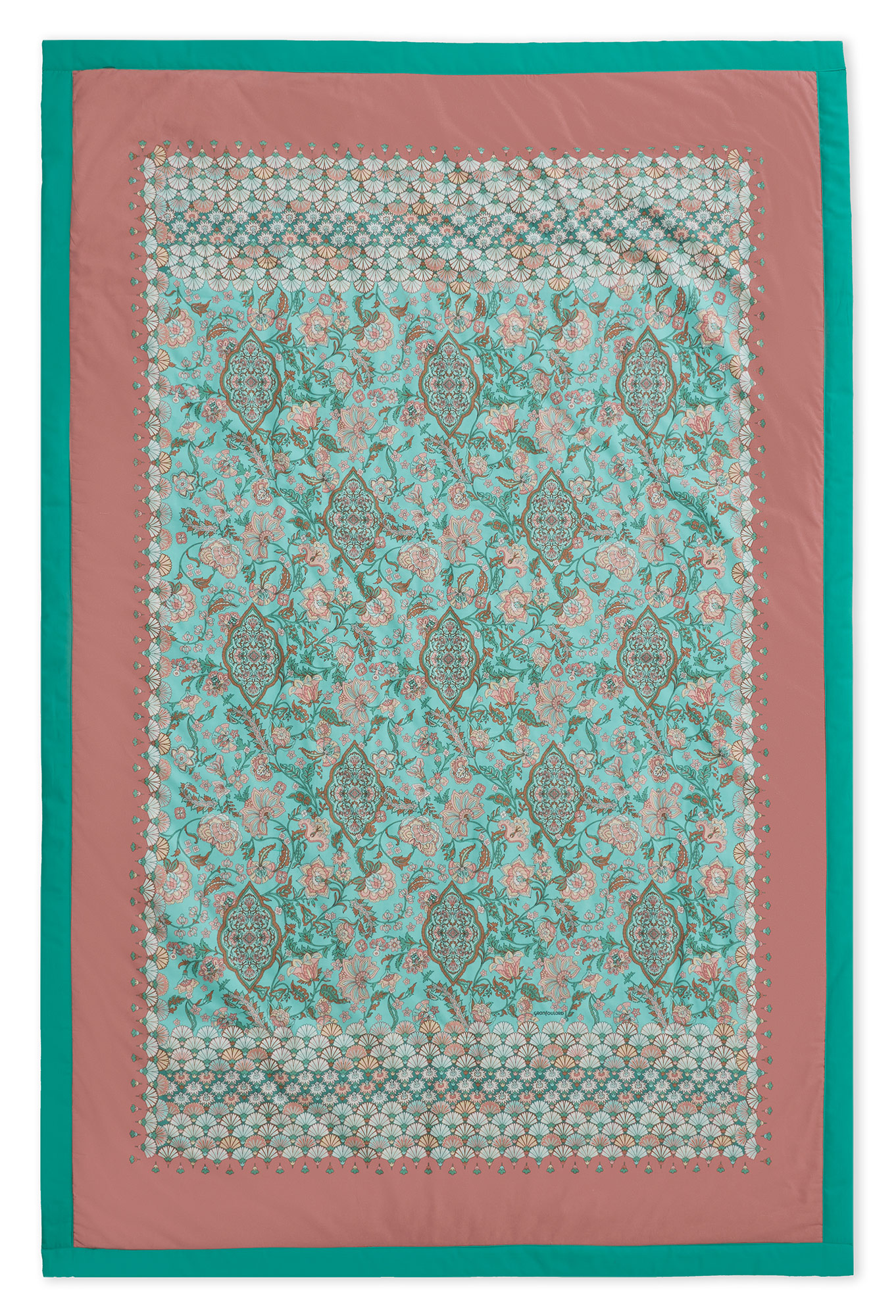 Bassetti Plaid TIGULLIO | V1 Aquagrün 135 x 190