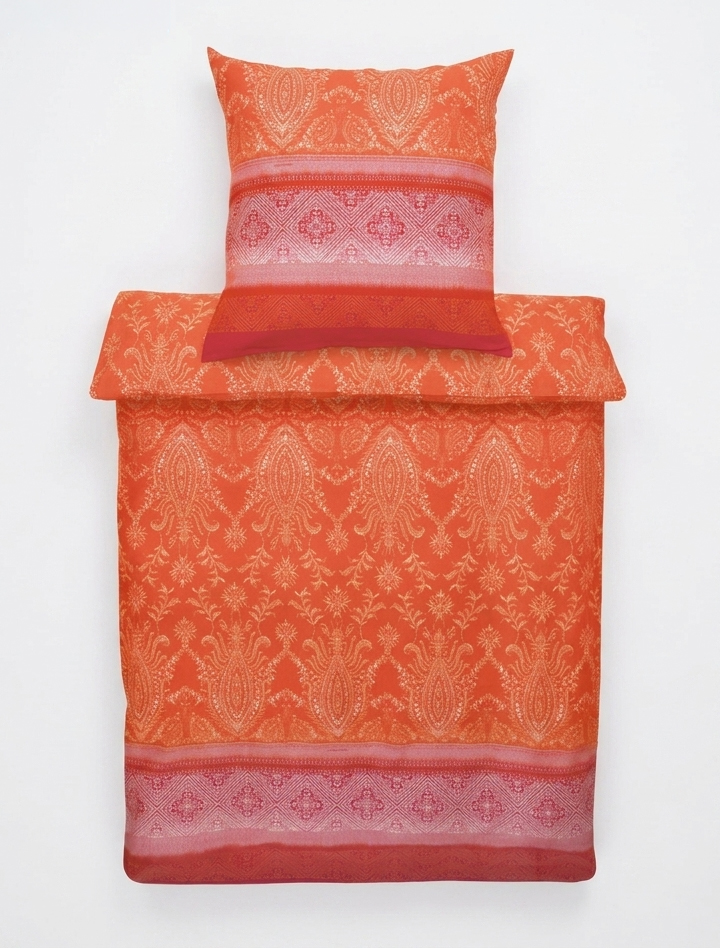 Bassetti Satin Bettwäsche FARAGLIONI | O1 Orange