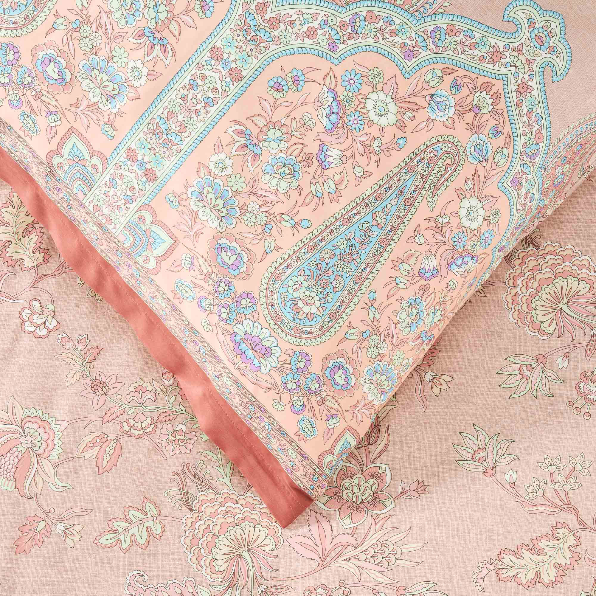 Bassetti Satin Bettwäsche INDIAN ROSES | 41 Elfenbein