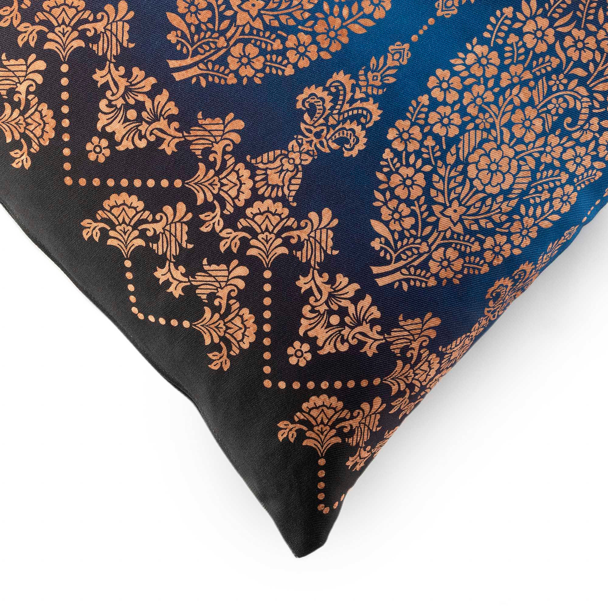 Bassetti Kissenhülle Twill GOLD DECOR | B1 Blau 50 x 50