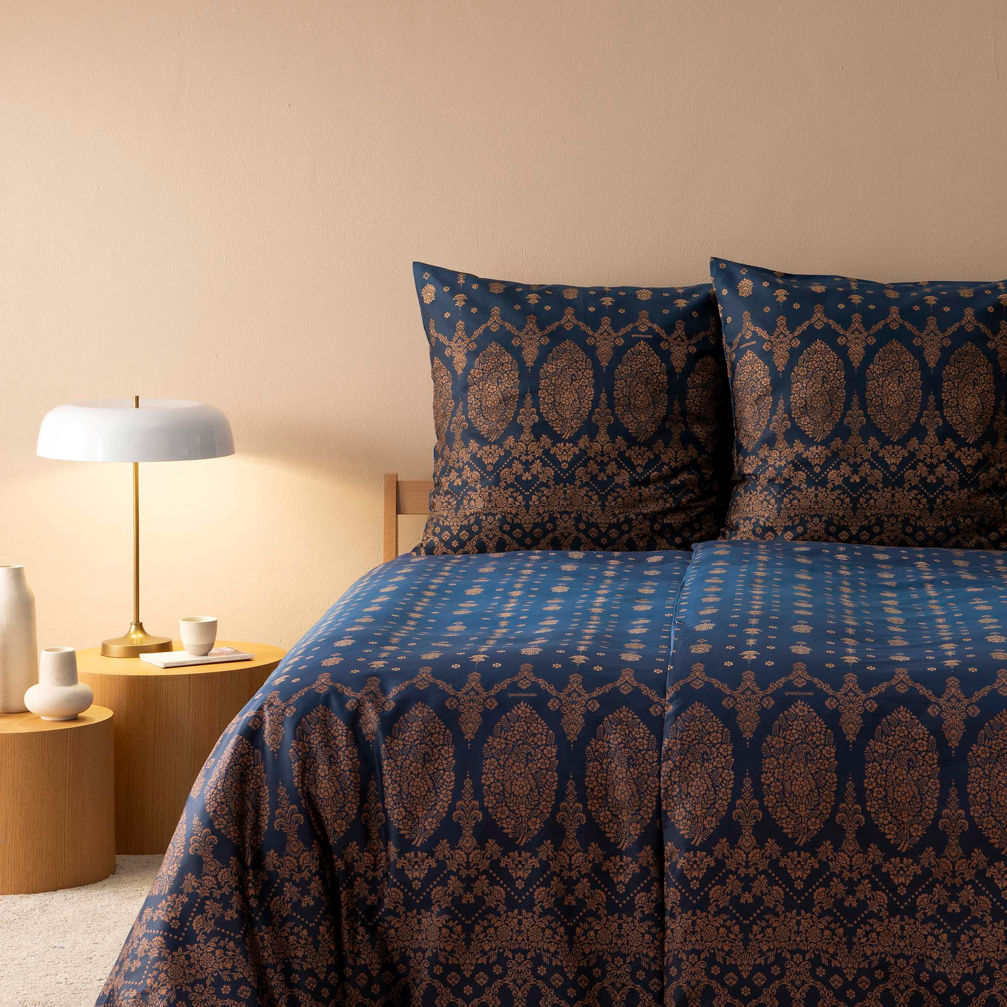 Bassetti Satin Bettwäsche GOLD DECOR | B1 Blau AT