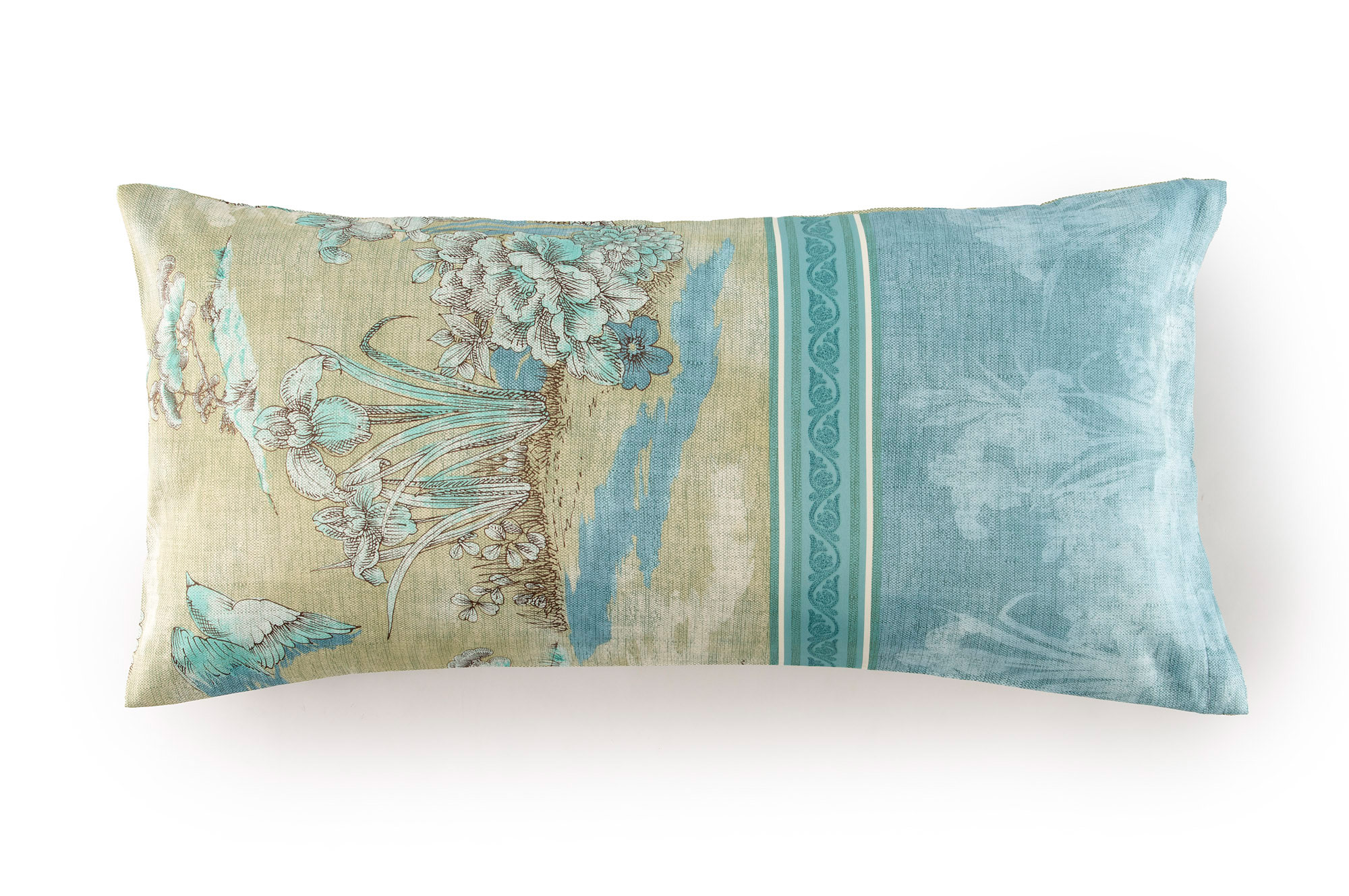 Bassetti Satin Kissenhülle ACQUAFORTE | V1 Grün CH