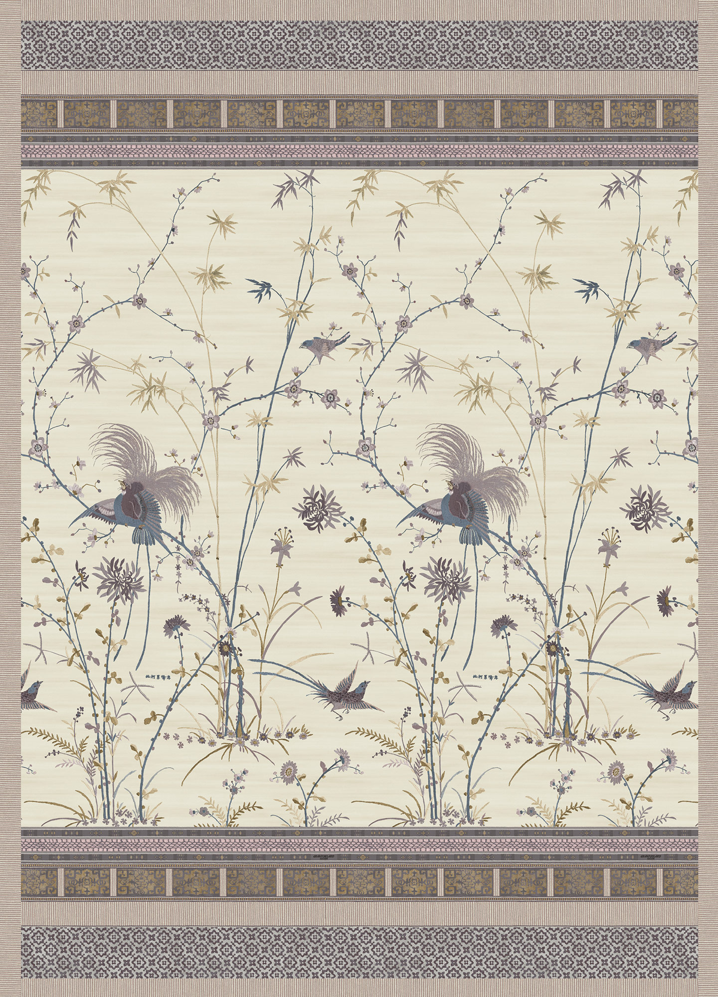 Bassetti Plaid FONG | V8 Creme