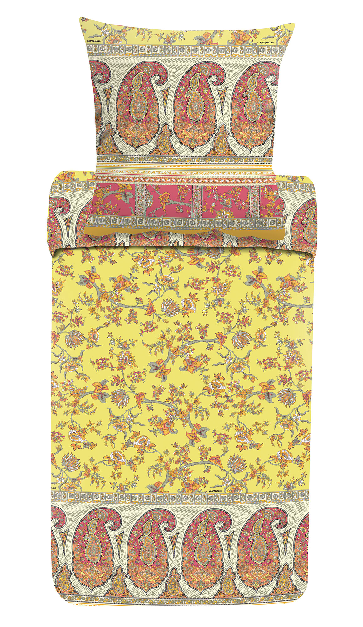 Bassetti Satin Bettwäsche GENOVA | Y1 Gelb